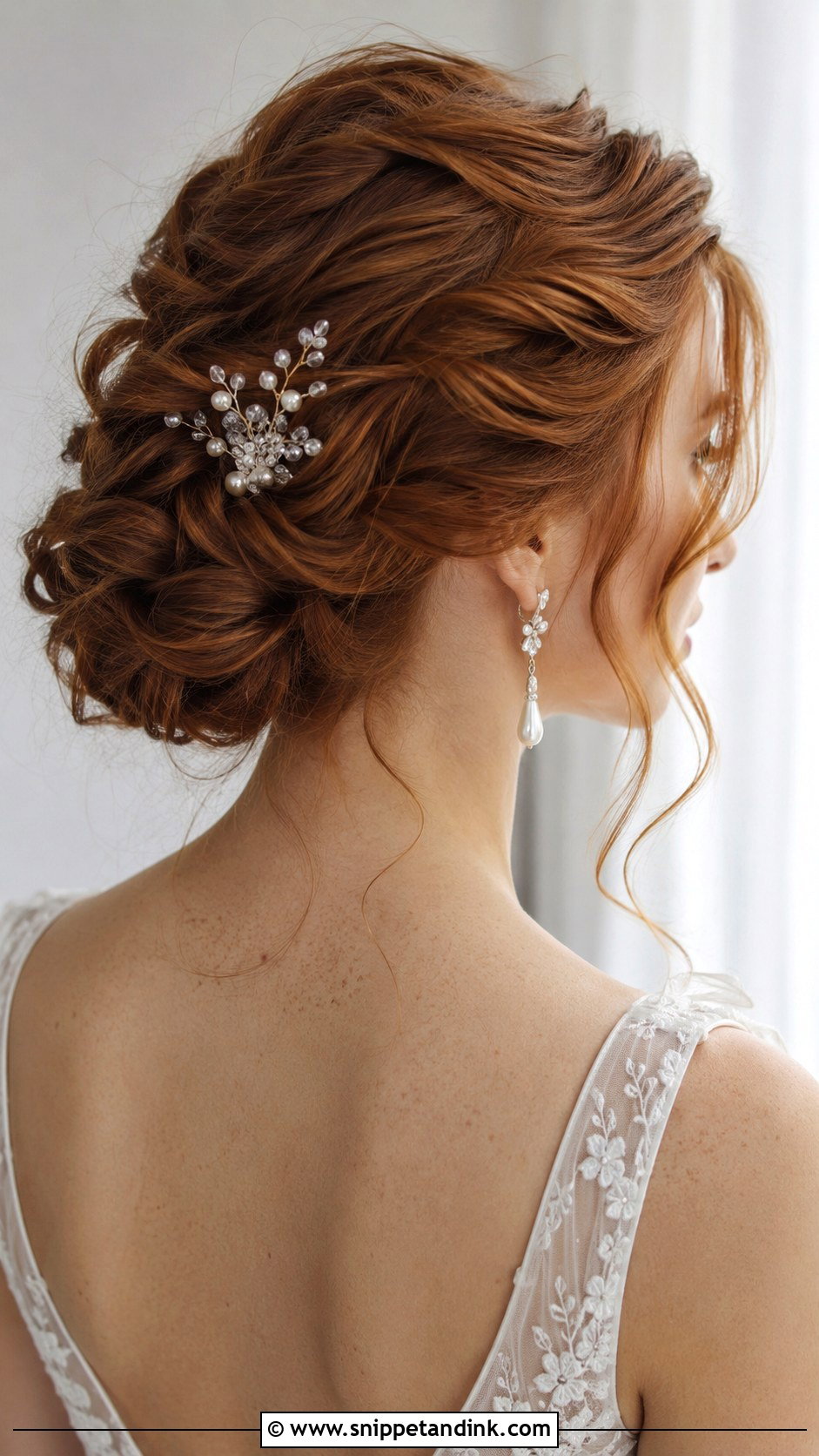 Twisted Updo Wedding Hair - Snippet and Ink - 20 Wedding Hairs