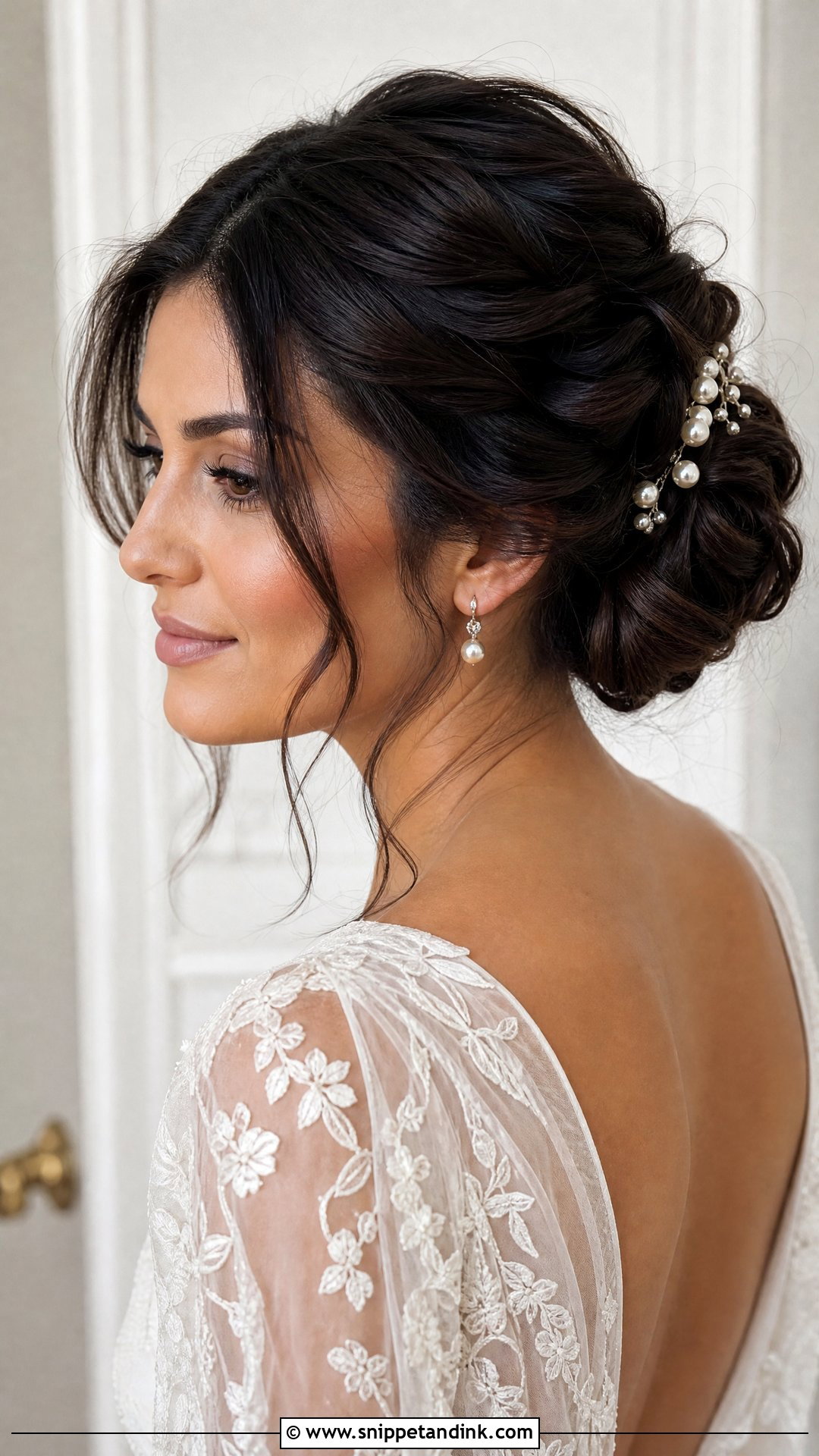 Twisted Updo Wedding Hairstyle - Snippet and Ink - 15 Basic Wedding Hairstyles