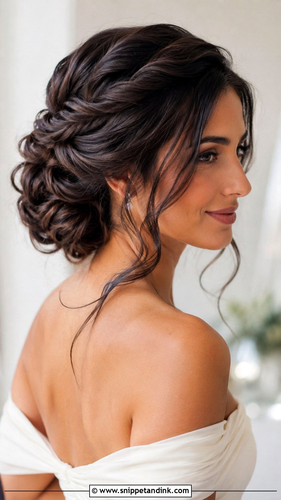 Twisted Updo Wedding Hairstyle - Snippet and Ink - 15 Self Hairstyle for Wedding Ideas