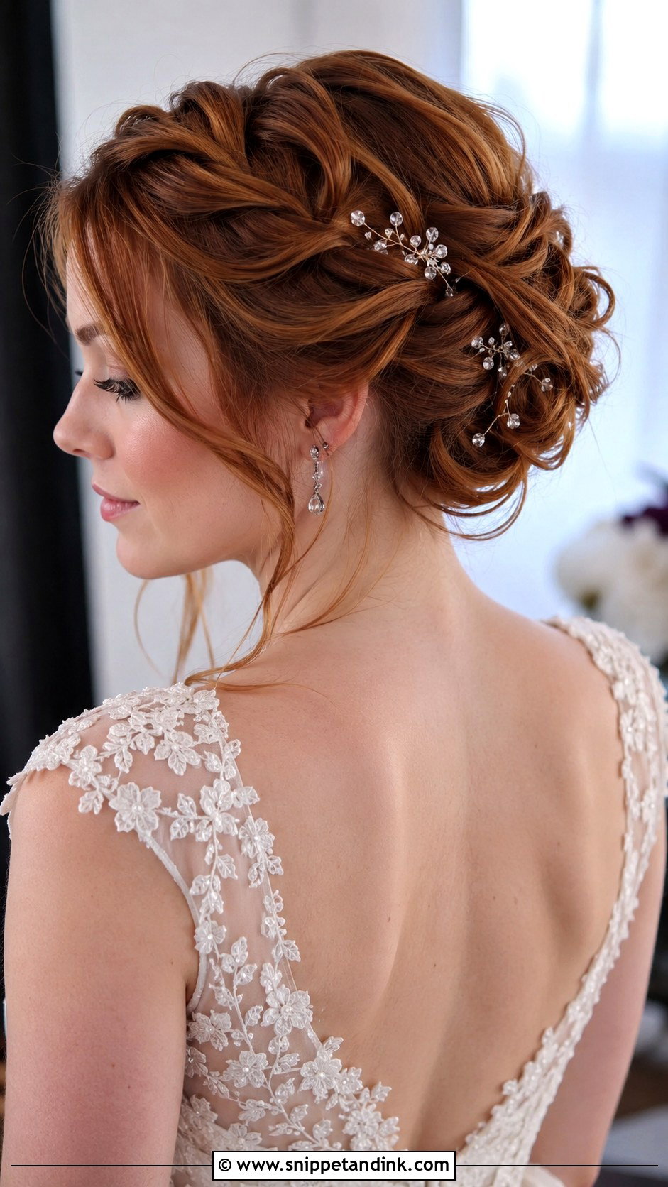 Twisted Updo Wedding Hairstyle - Snippet and Ink - 20 Wedding Hairstyles Videos