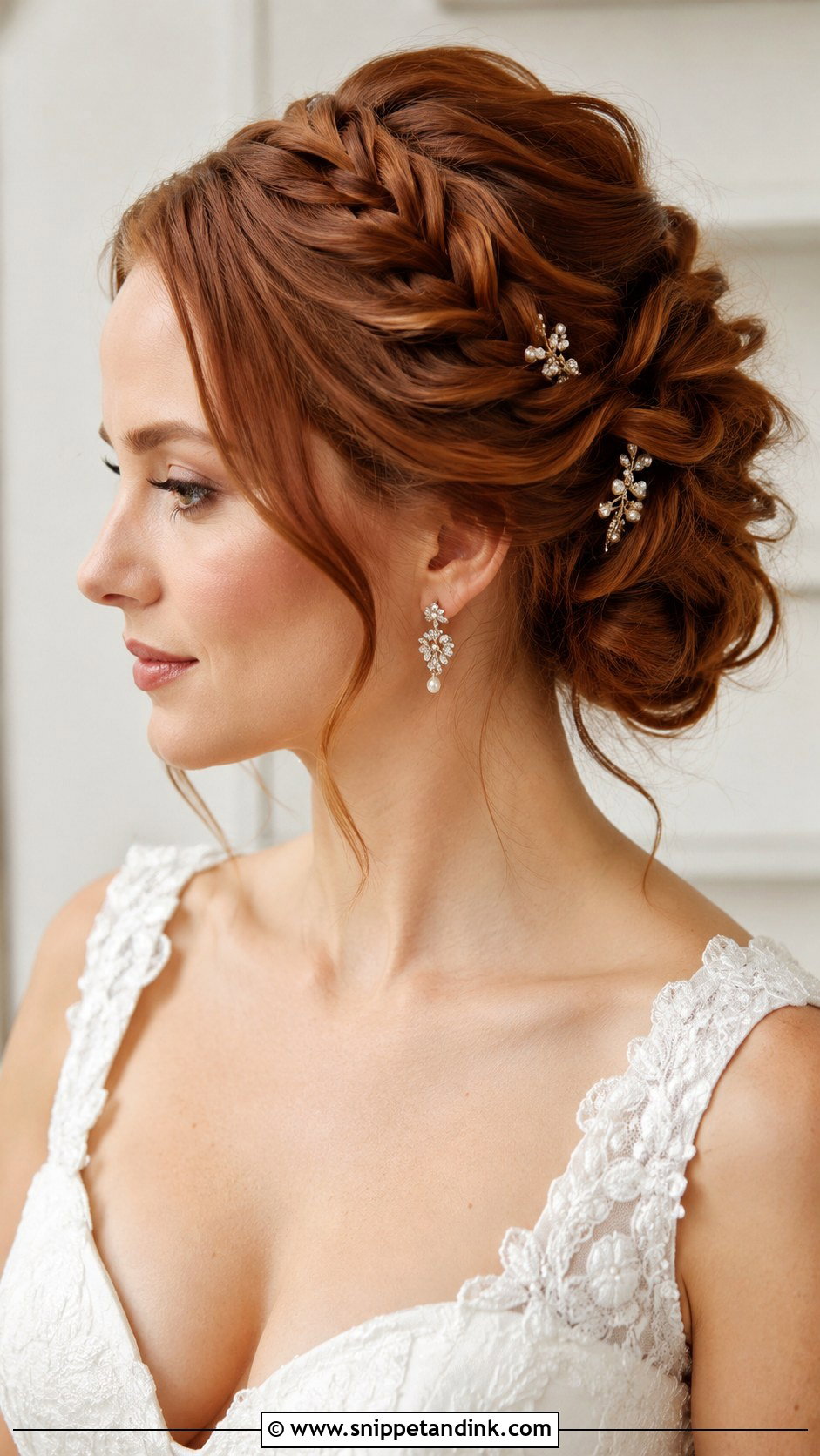 Twisted Updo Wedding Hairstyle - Snippet and Ink - 25 Elegant Wedding Hairstyles