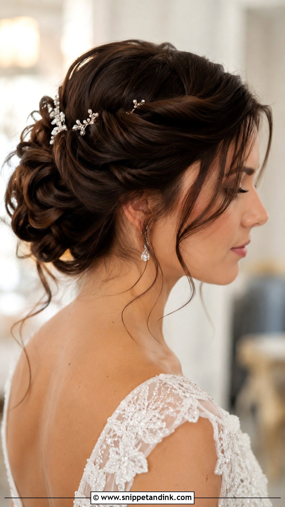 Twisted Updo Wedding Hairstyle - Snippet and Ink - 25 Hairstyle for Women Wedding Ideas