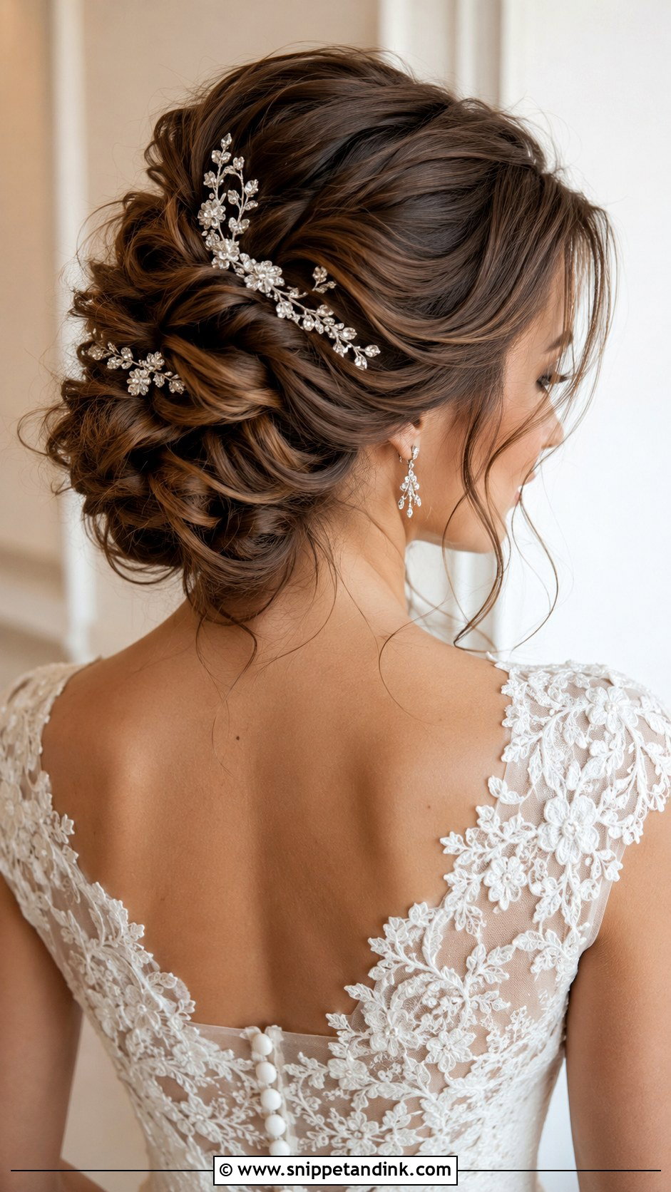Twisted Updo Wedding Hairstyle - Snippet and Ink - 25 Romantic Bridal Hair Ideas