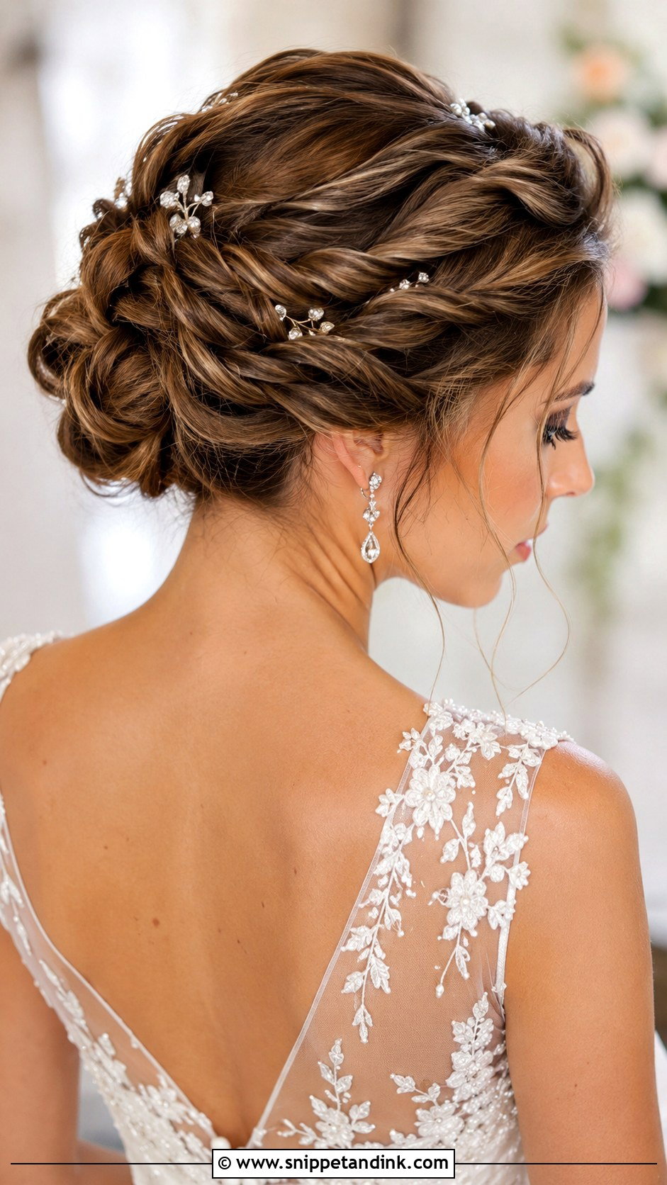 Twisted Updo Wedding Hairstyle - Snippet and Ink - 30 Bridal Hair Inspiration Ideas