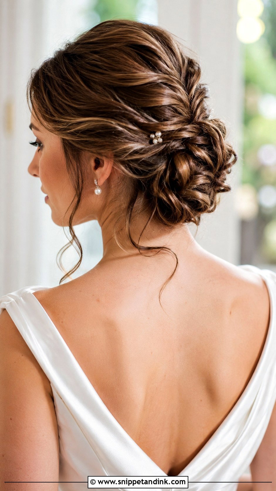 Twisted Updo Wedding Hairstyle - Snippet and Ink - 30 Bride Wedding Hairstyles