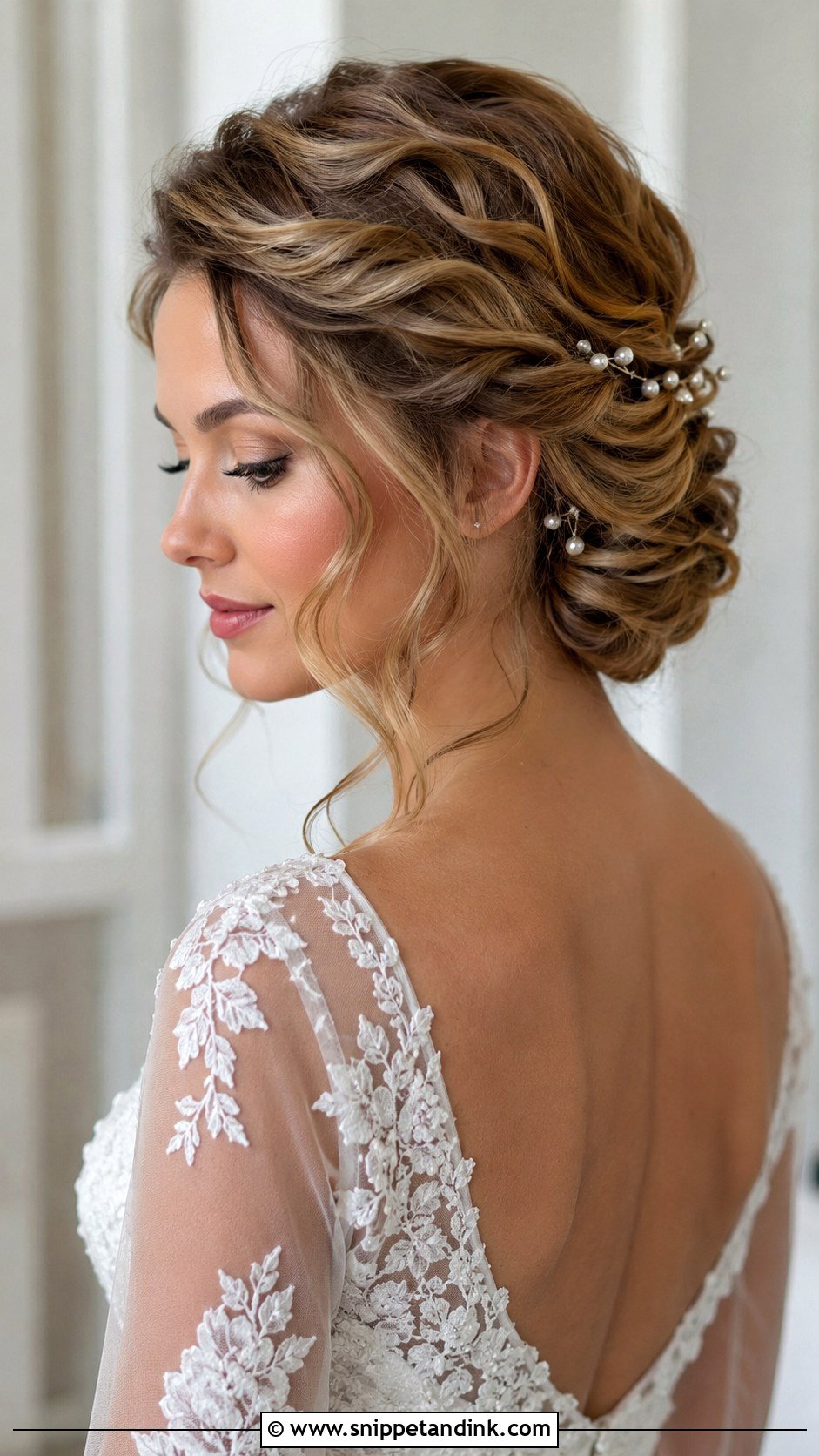 Twisted Updo Wedding Hairstyle - Snippet and Ink - 15 Tied Hairstyle for Wedding Ideas