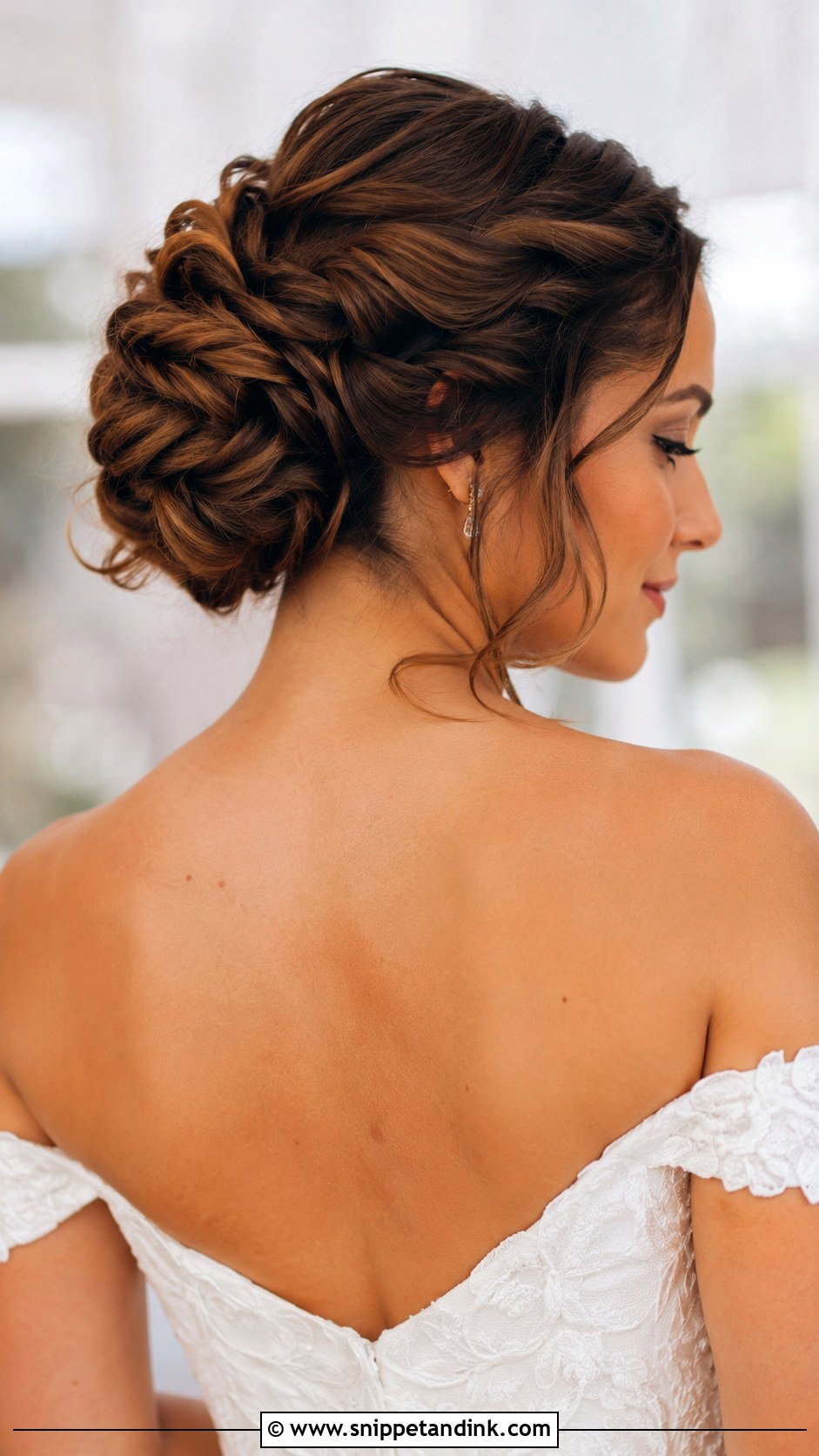 Twisted Updo Wedding Hairstyle - Snippet and Ink - 30 Wedding Hairstyles for Bride