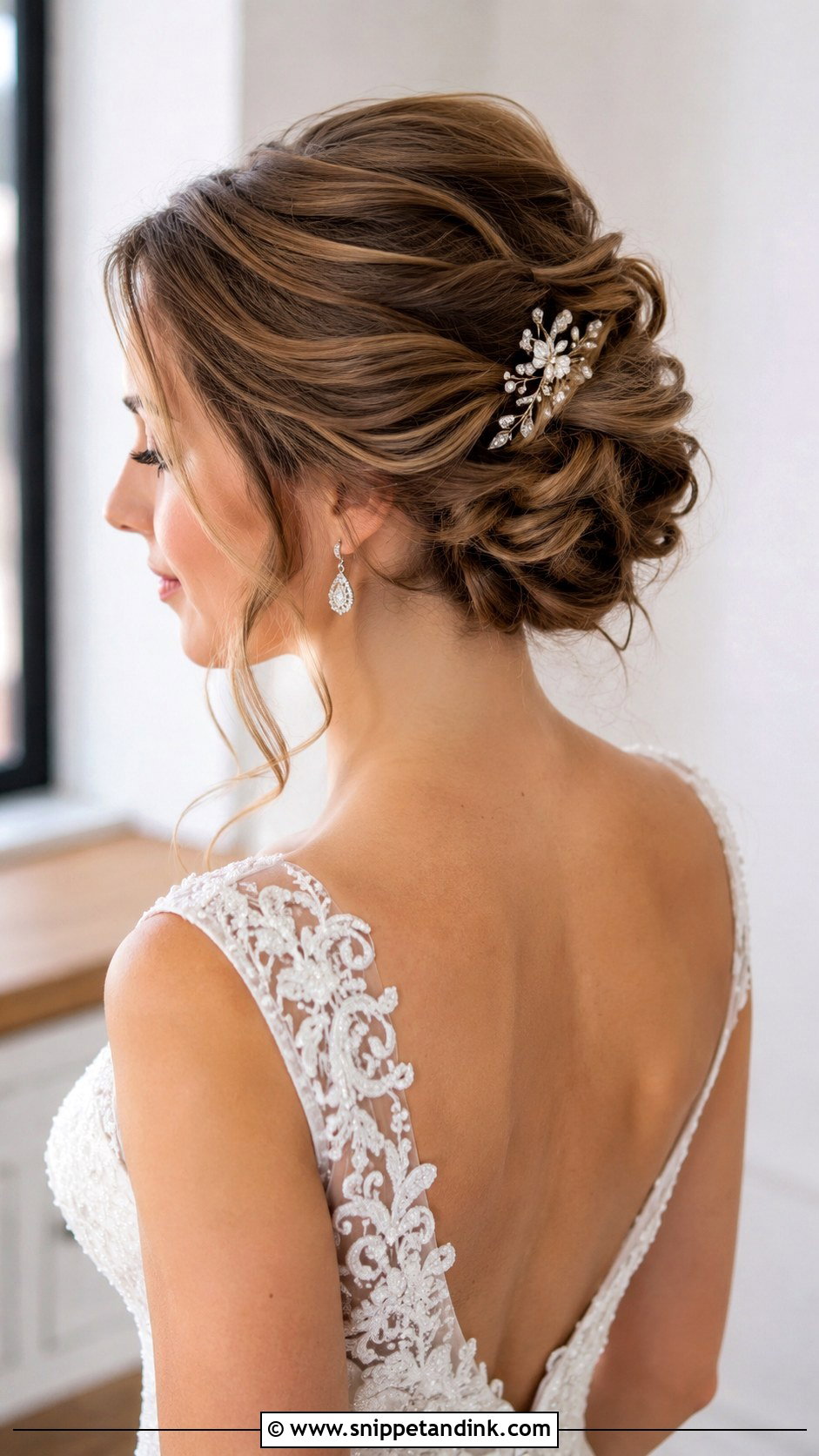 Twisted Updo Wedding Hairstyle - Snippet and Ink - 35 Hairstyles for Wedding