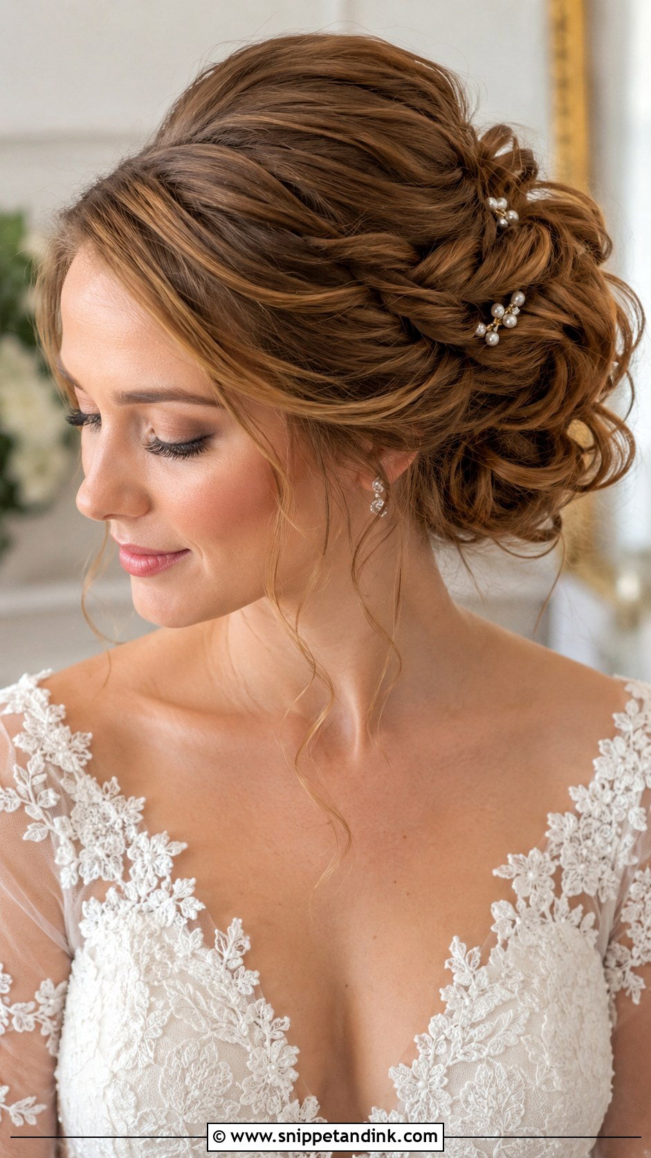 Twisted Updo Wedding Hairstyle - Snippet and Ink - 35 Hairstyle for Wedding Ideas