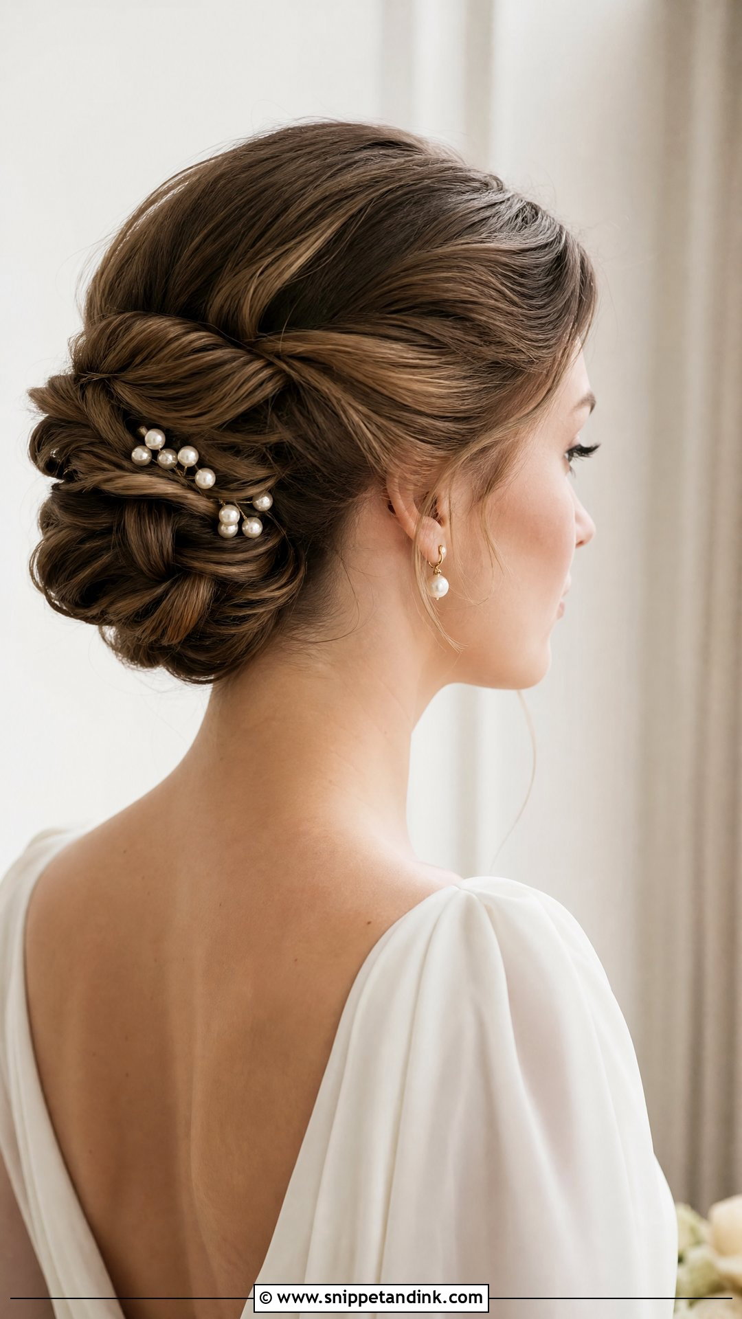 Twisted Updo Wedding Hairstyle - Snippet and Ink - 20 Classic Wedding Hair Ideas