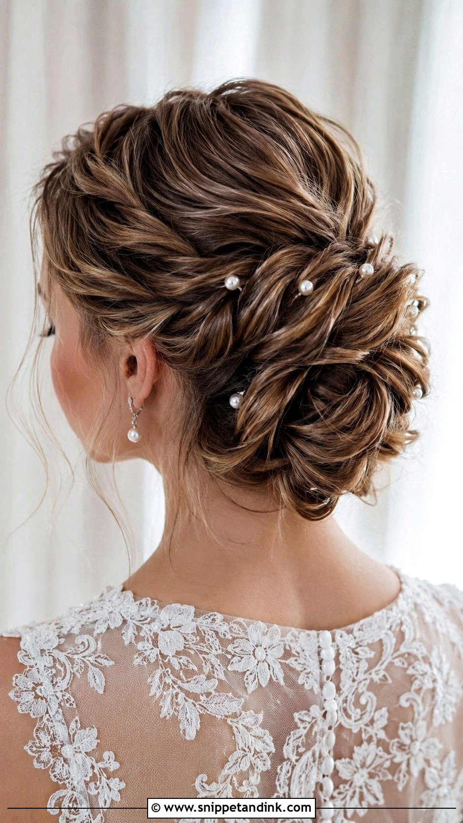 Twisted Updo Wedding Hairstyle - Snippet and Ink - 20 Cute Hairstyles for a Wedding