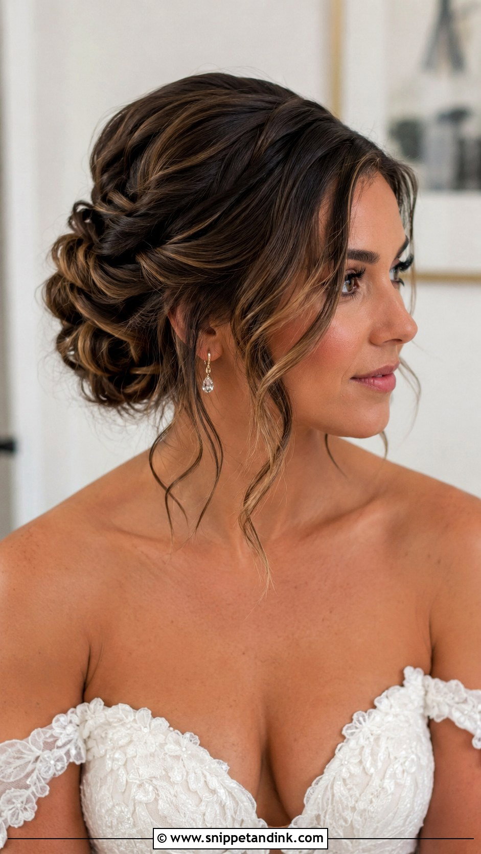 Twisted Updo Wedding Hairstyle - Snippet and Ink - 20 Hair Up Wedding Hairstyles