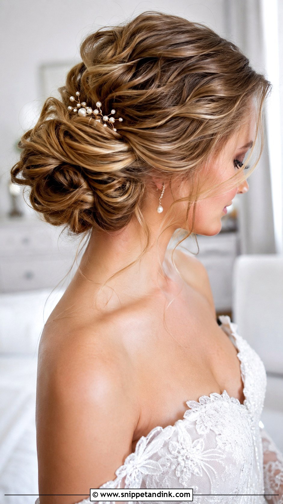 Twisted Updo Wedding Hairstyle for Long Hair - Snippet and Ink - 25 Hairstyle for Long Hair Wedding Ideas