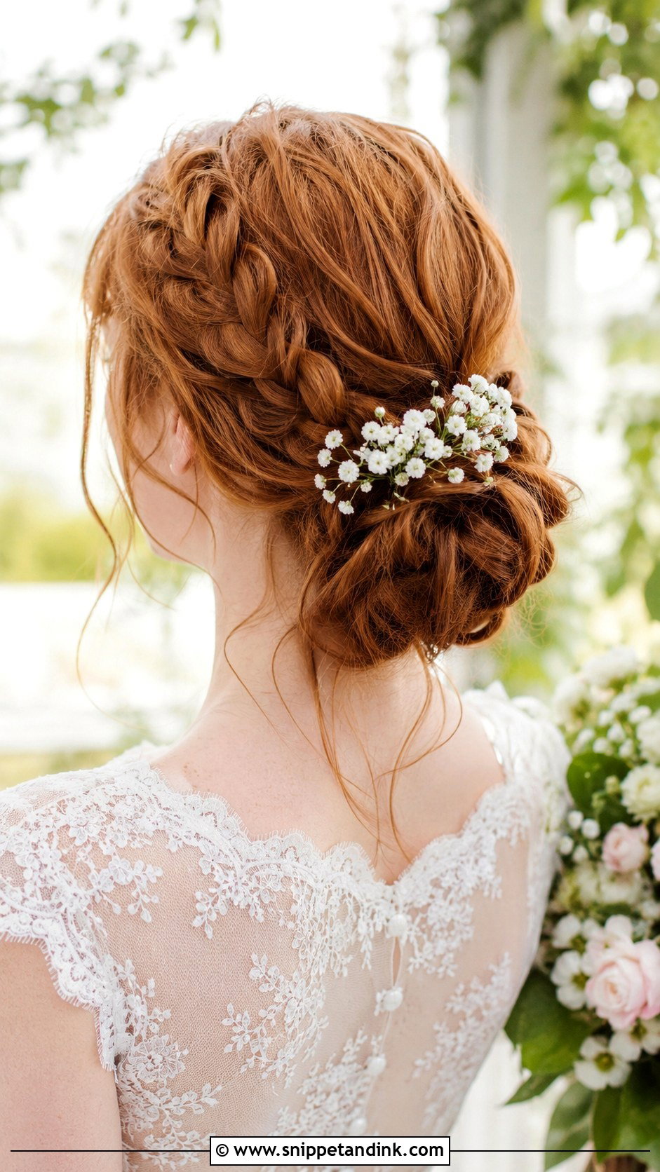 Twisted Updo With Braids - Snippet and Ink - 20 Easy Updos for Medium Hair for Wedding