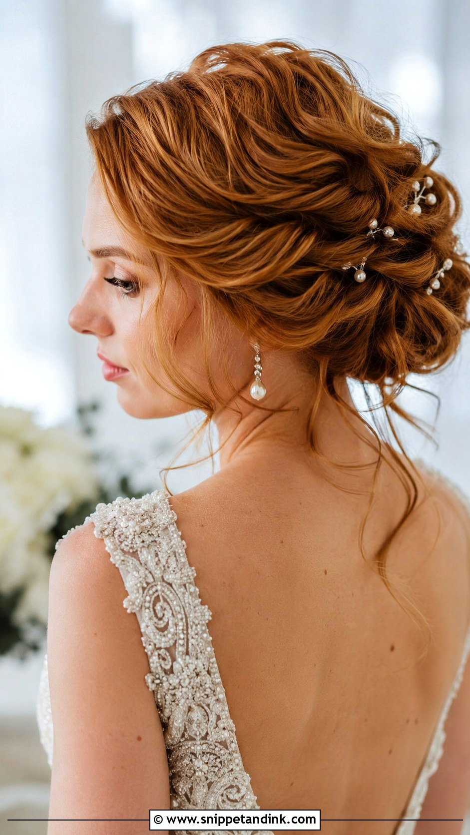 Twisted Updo With Loose Tendrils - Snippet and Ink - 20 Bride to Be Hairstyles