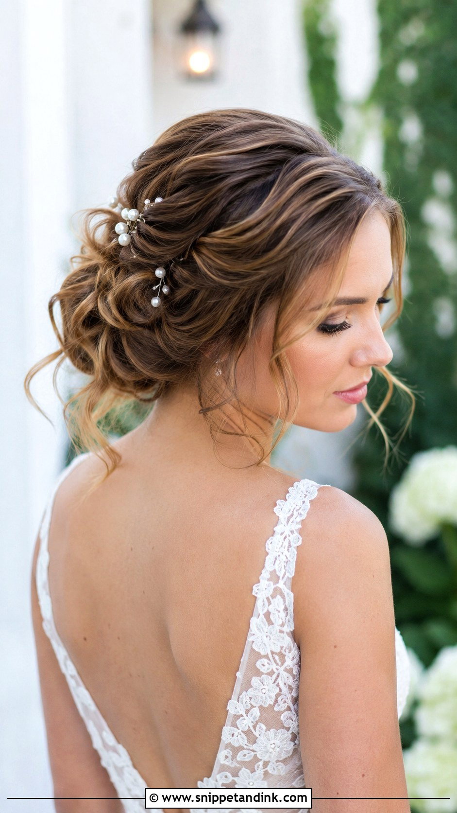 Twisted Updo With Loose Waves - Snippet and Ink - 20 Up Do Wedding Hairstyles