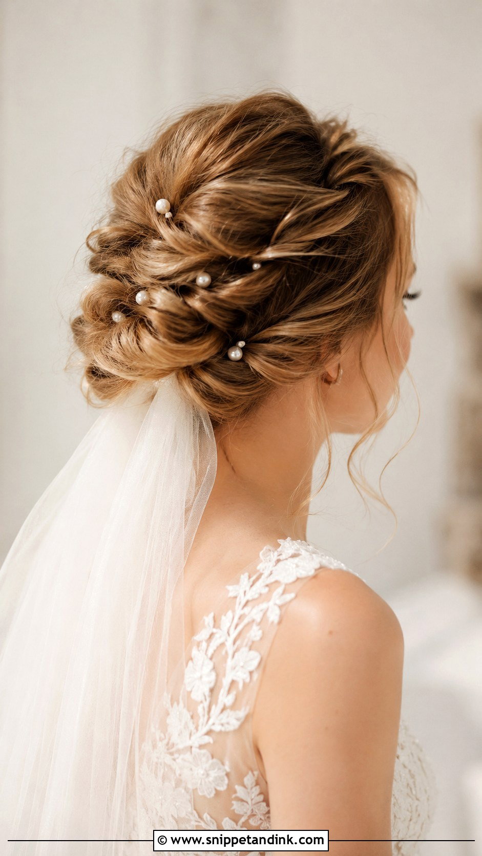 Twisted Updo With Pearls - Snippet and Ink - 25 Easy Hairstyles for Long Hair Wedding