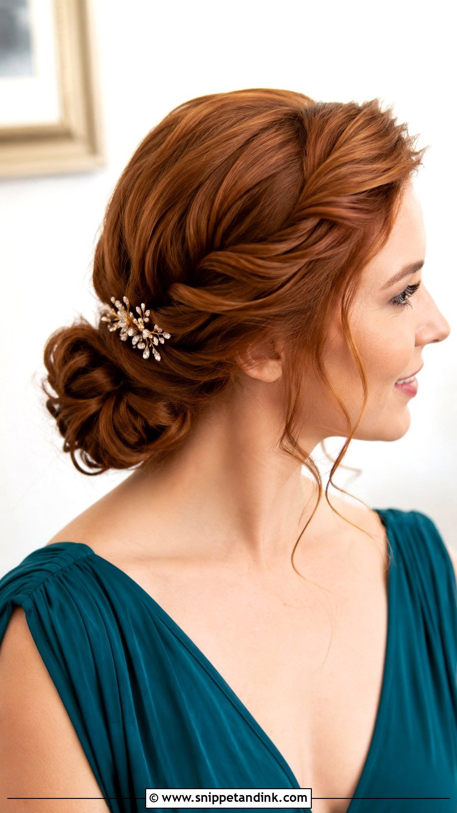 Twisted Updo With Side Detail - Snippet and Ink - 25 Mother of the Bride Hair Updo Ideas