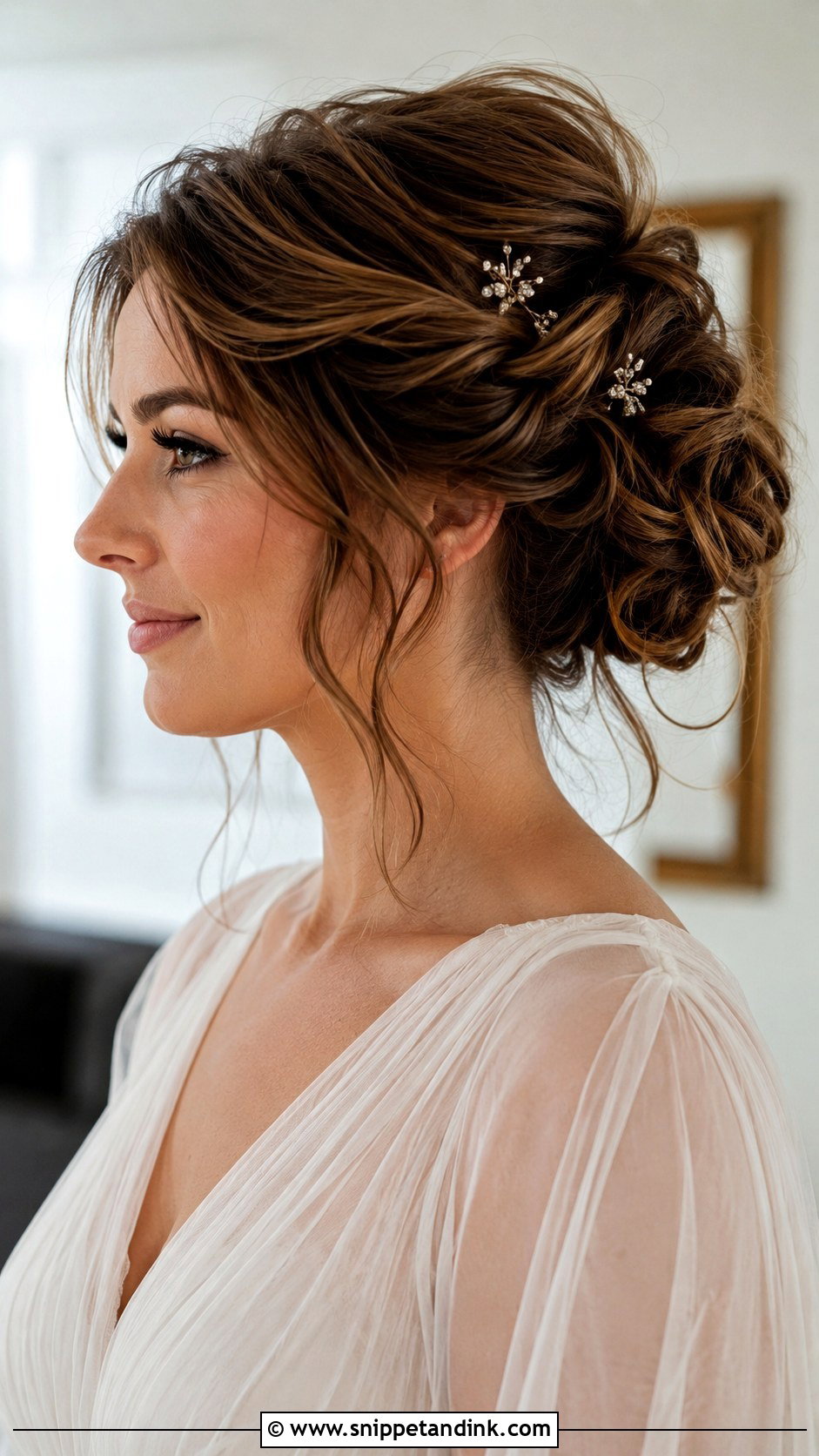Twisted Updo With Soft Volume - Snippet and Ink - 20 Elegant Updo Wedding Hairstyles