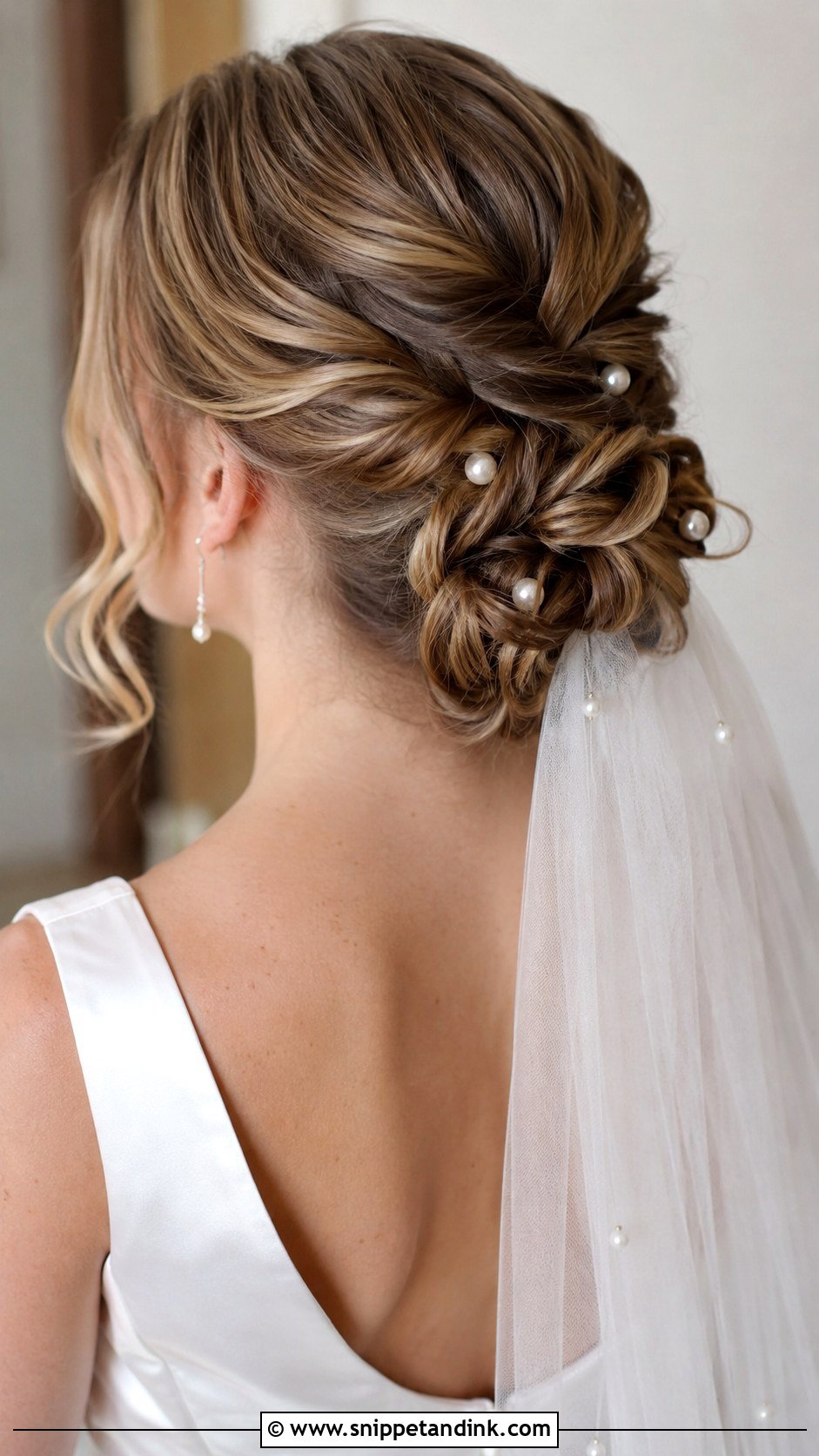 Twisted Updo for Bride - Snippet and Ink - 20 Simple Hair for Wedding Ideas