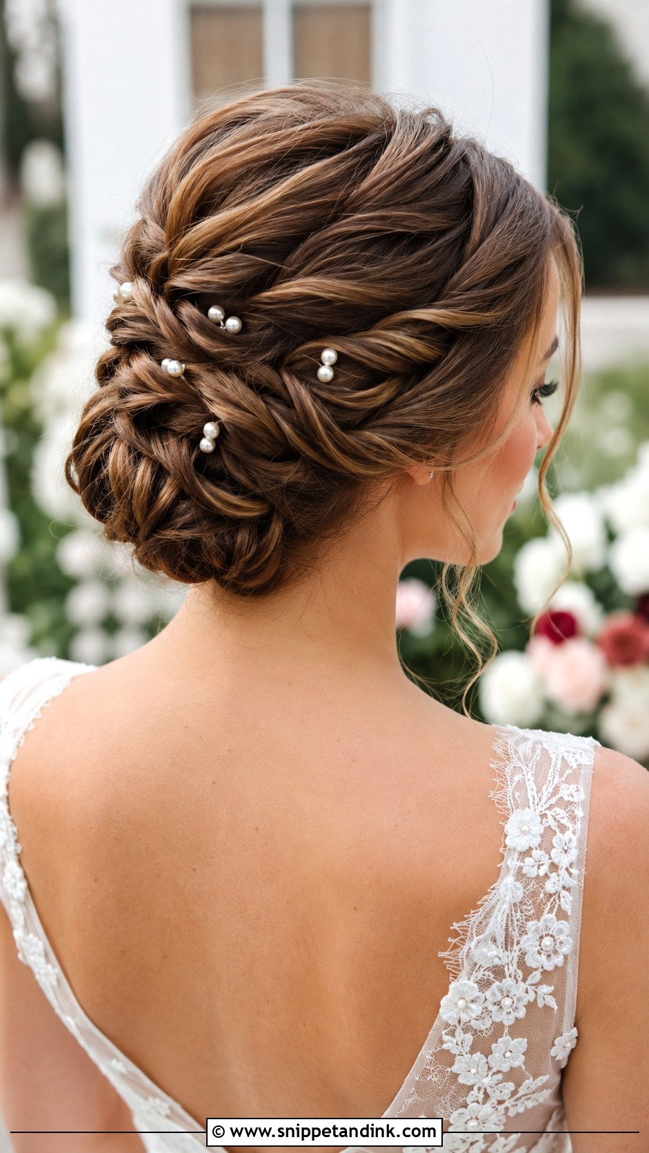 Twisted Updo for Brides - Snippet and Ink - 25 2025 Bride Hairstyles