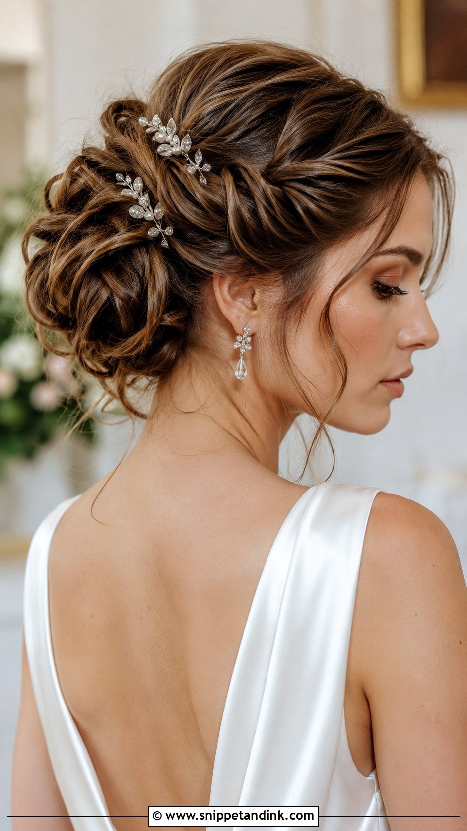Twisted Updo for Brides - Snippet and Ink - 30 Easy Wedding Hairstyles