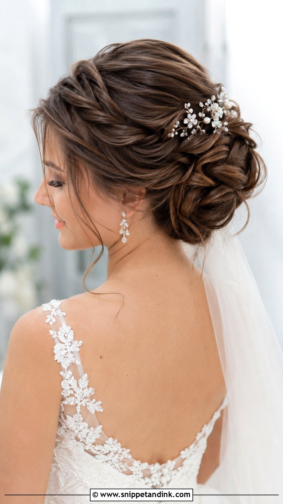 Twisted Updo for Brides - Snippet and Ink - 30 Hairstyle for Bride Ideas