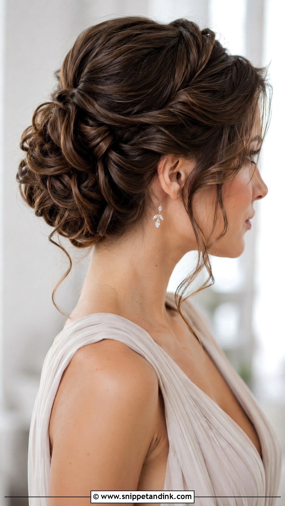 Twisted Updo for Elegant Courthouse Look - Snippet and Ink - 20 Courthouse Wedding Hairstyles
