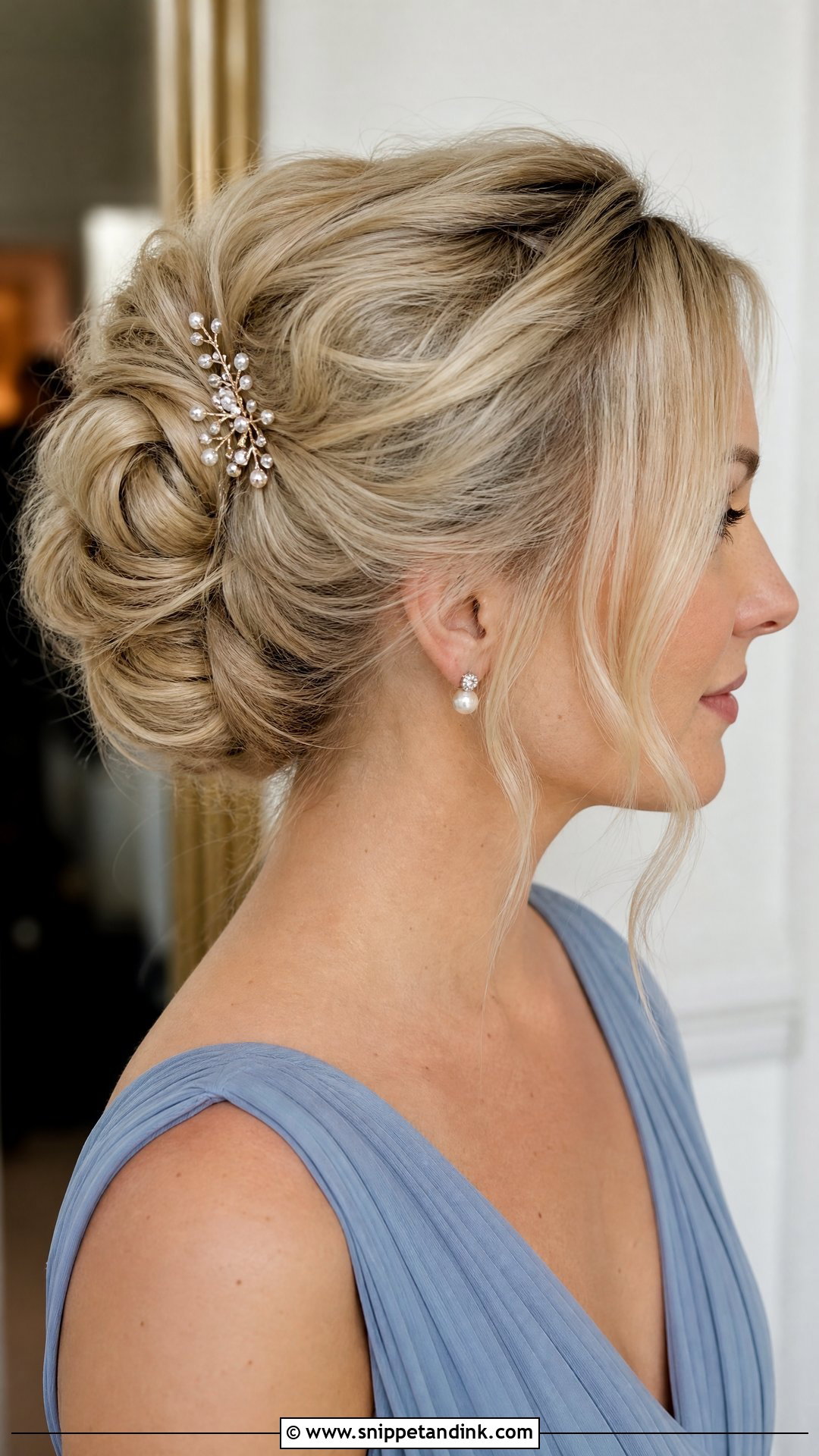 Twisted Updo for Fine Hair - Snippet and Ink - 20 Mother of the Bride Hairstyles Over 50 Mom Wedding Hairs