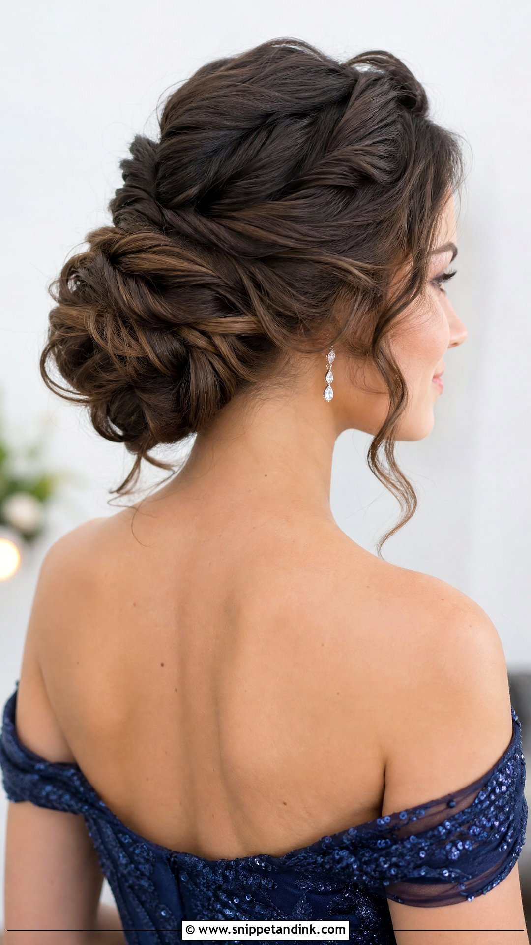 Twisted Updo for Long Hair - Snippet and Ink - 20 Wedding Guest Hair Long Ideas