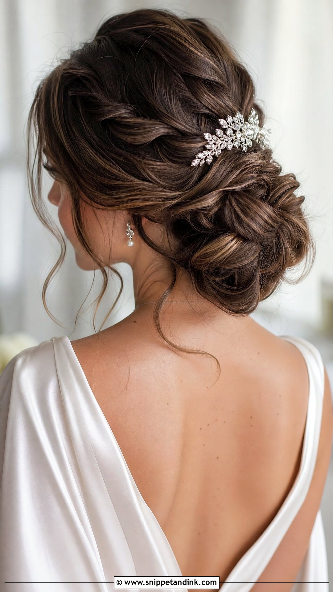 Twisted Updo for Long Hair - Snippet and Ink - 20 Wedding Hair Ideas for Long Hair