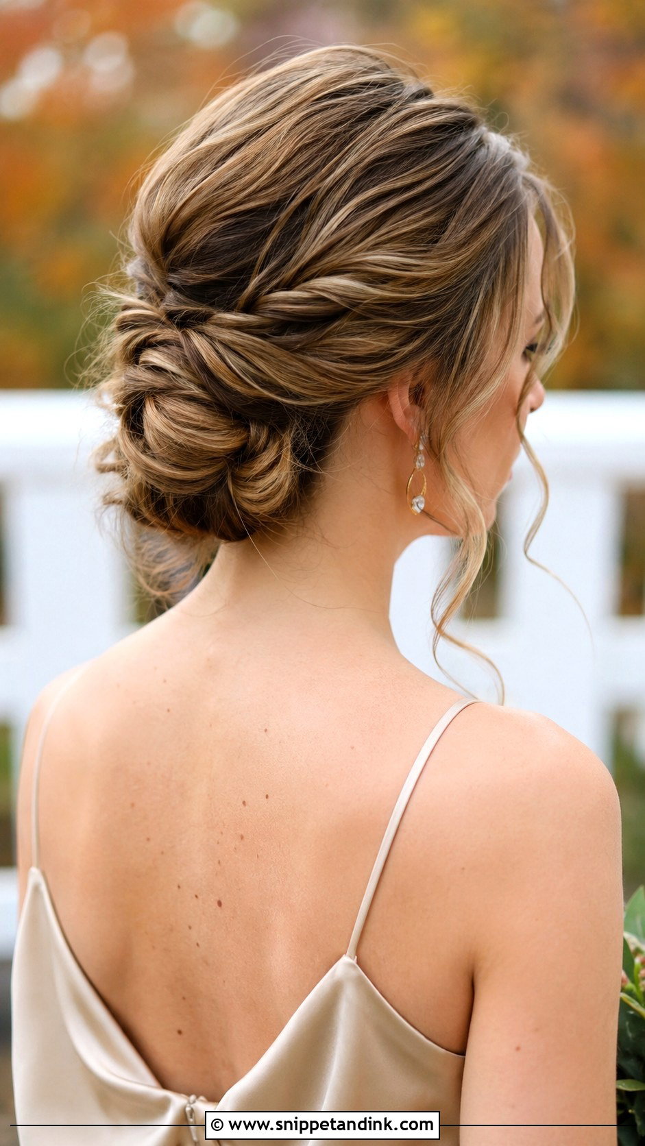 Twisted Updo for Long Hair - Snippet and Ink - 20 Bridal Party Hairstyles