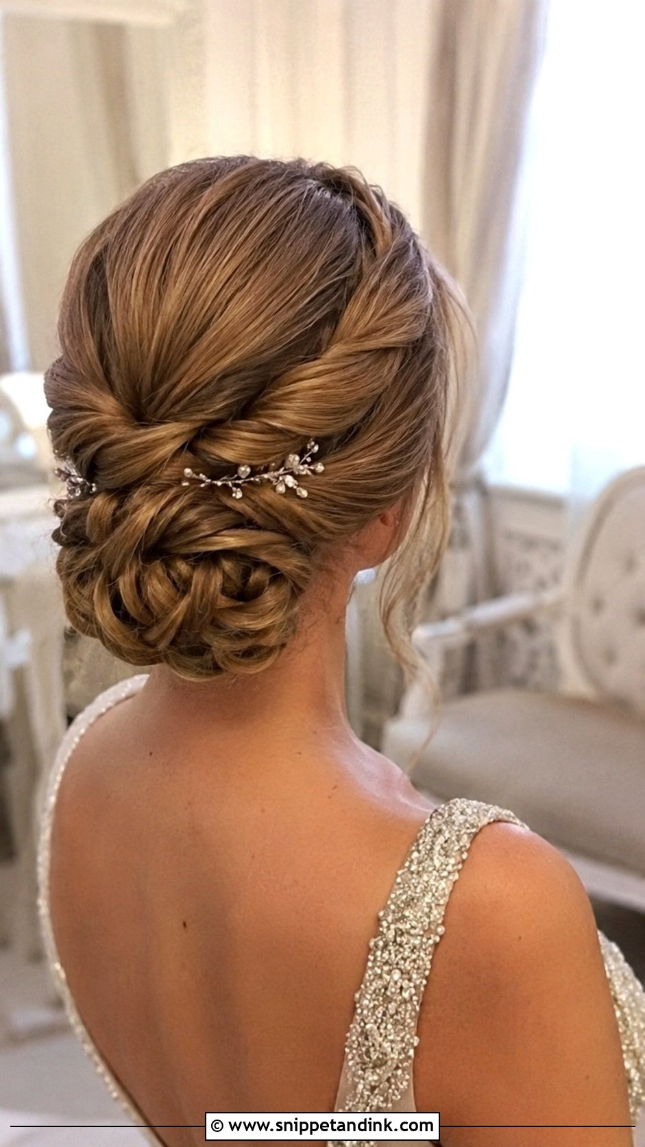 Twisted Updo for Long Wedding Hair - Snippet and Ink - 20 Wedding Hairdos for Long Hair