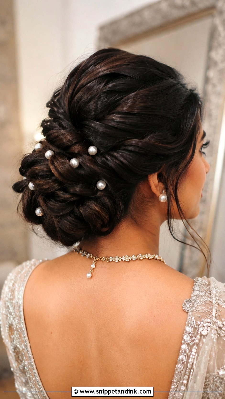 Twisted Updo for Marriage Function - Snippet and Ink - 25 Hairstyles for Marriage Function