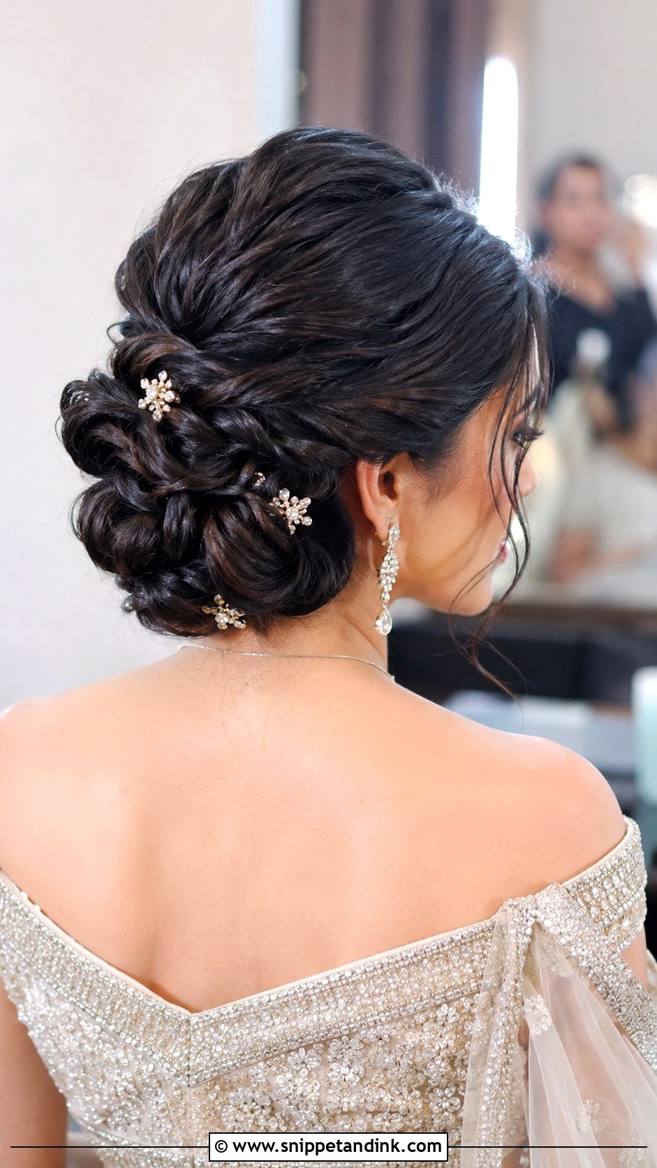 Twisted Updo for Marriage Function - Snippet and Ink - 25 Hair Styles for Marriage Function