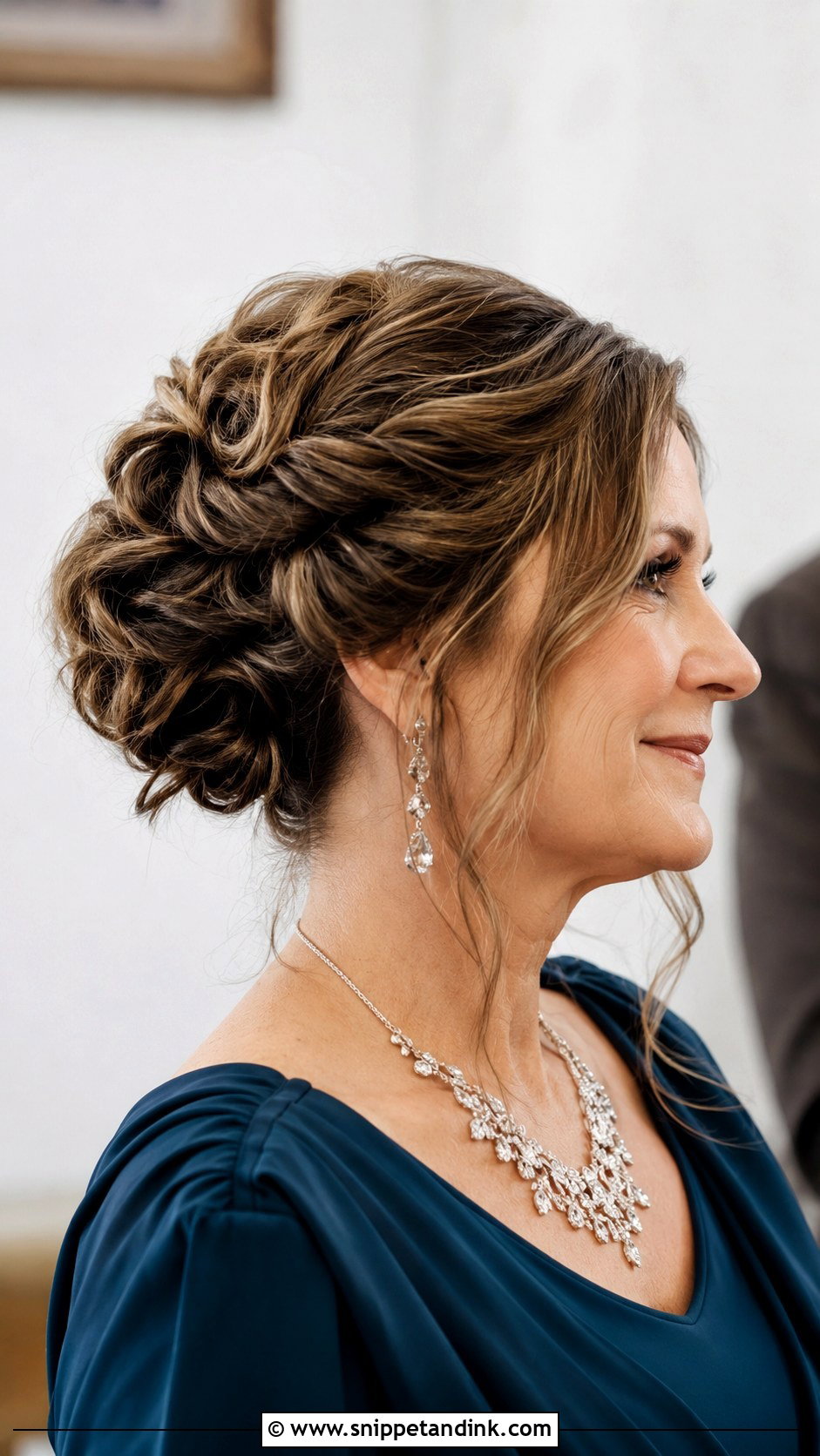 Twisted Updo for Medium Hair - Snippet and Ink - 20 Mother of the Groom Medium Hairstyles