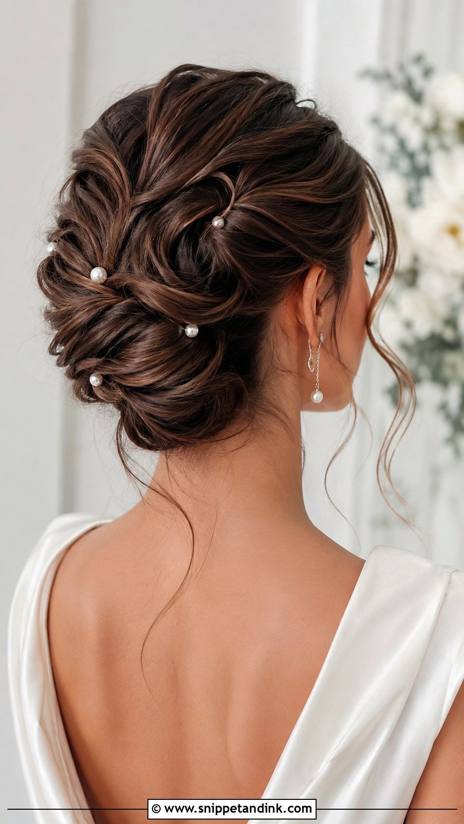 Twisted Updo for Medium Length Wedding Hair - Snippet and Ink - 25 Hairstyles for Medium Length Hair Wedding