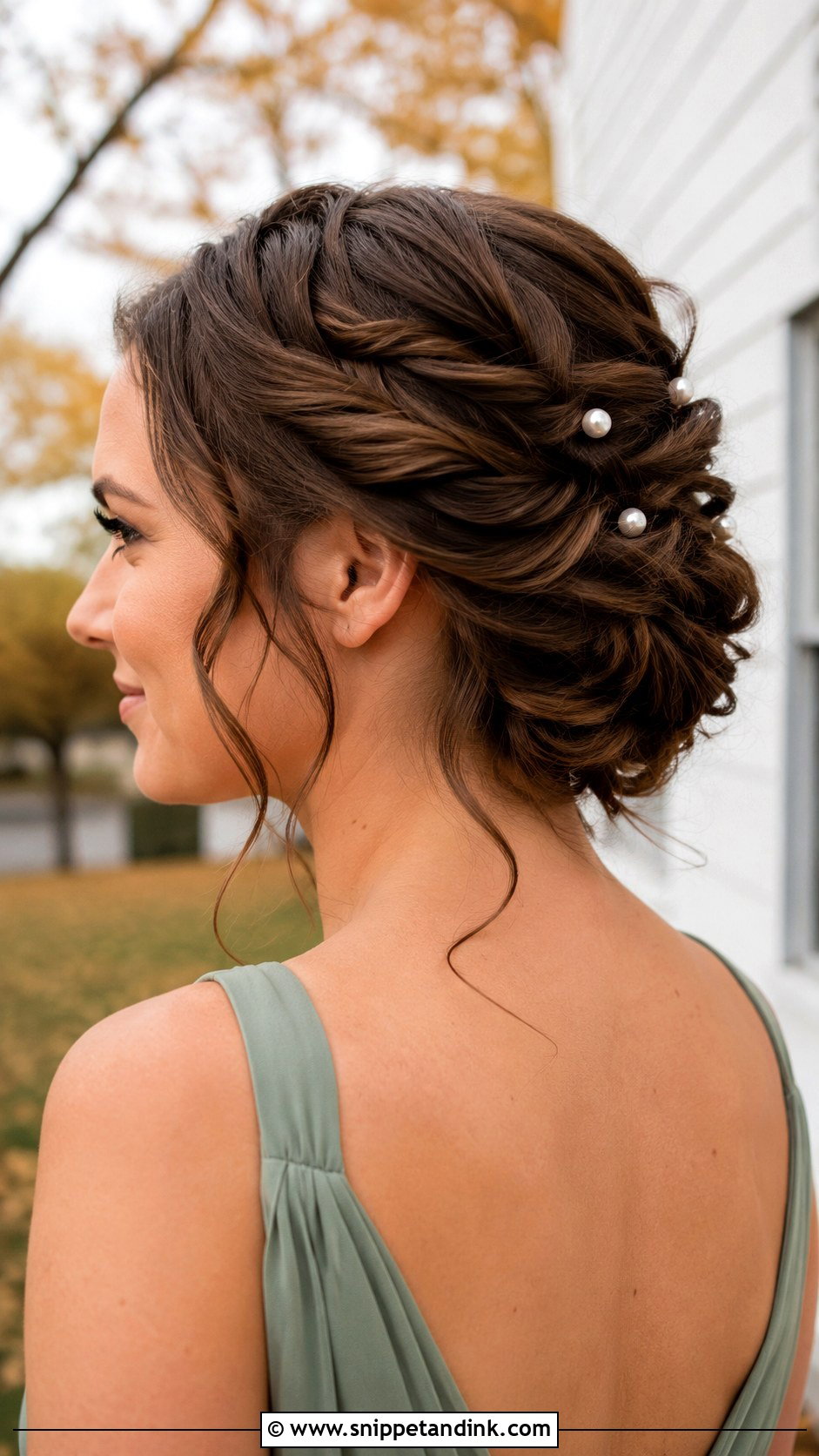 Twisted Updo for Short Hair - Snippet and Ink - 20 Bridemaids Hairstyles Shorter Hair