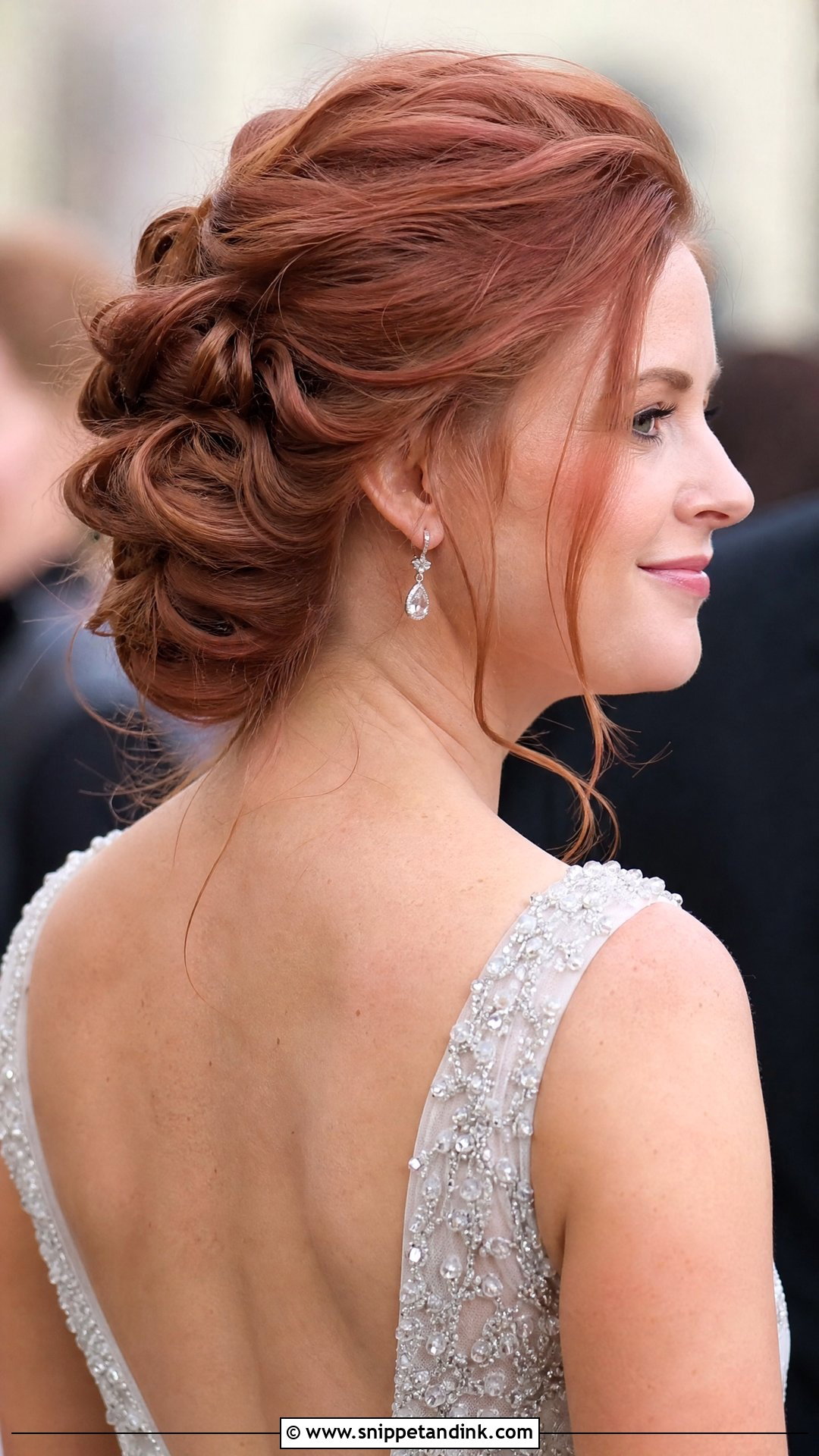 Twisted Updo for Thin Hair - Snippet and Ink - 20 Wedding Guest Hair for Fine Hair Ideas