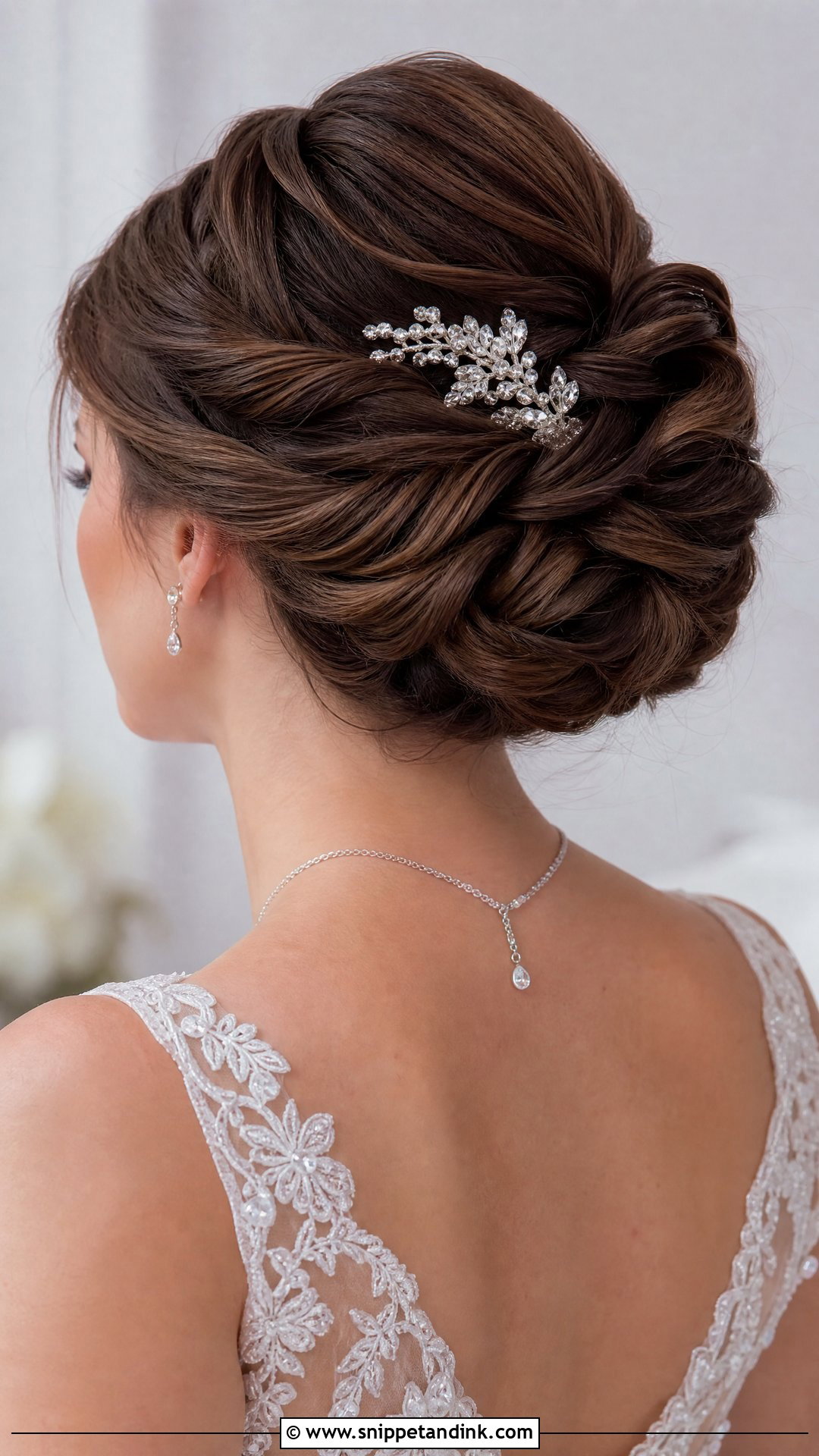 Twisted Updo for Wedding - Snippet and Ink - 20 Up Hairstyles for Wedding
