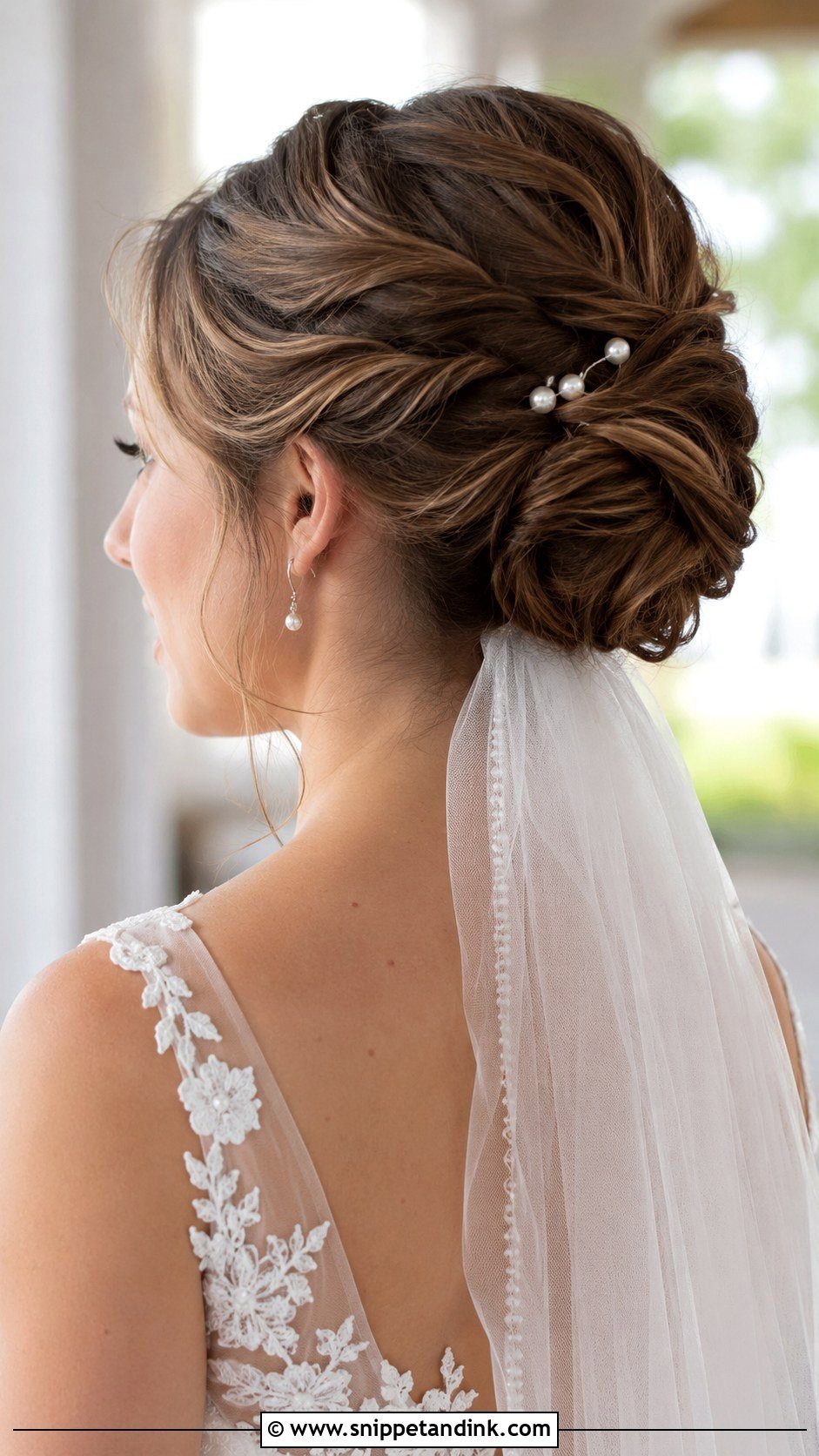 Twisted Updo for Wedding Day - Snippet and Ink - 25 Elegant Bridal Hair Ideas