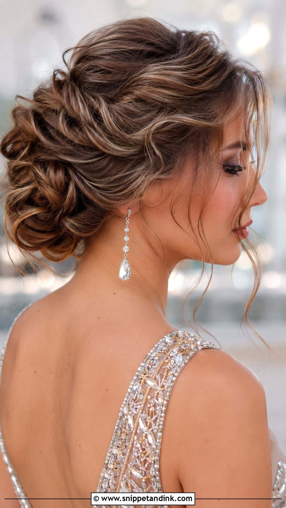 Twisted Updo for Wedding Guest - Snippet and Ink - 30 Easy Hairstyles for Wedding Guest
