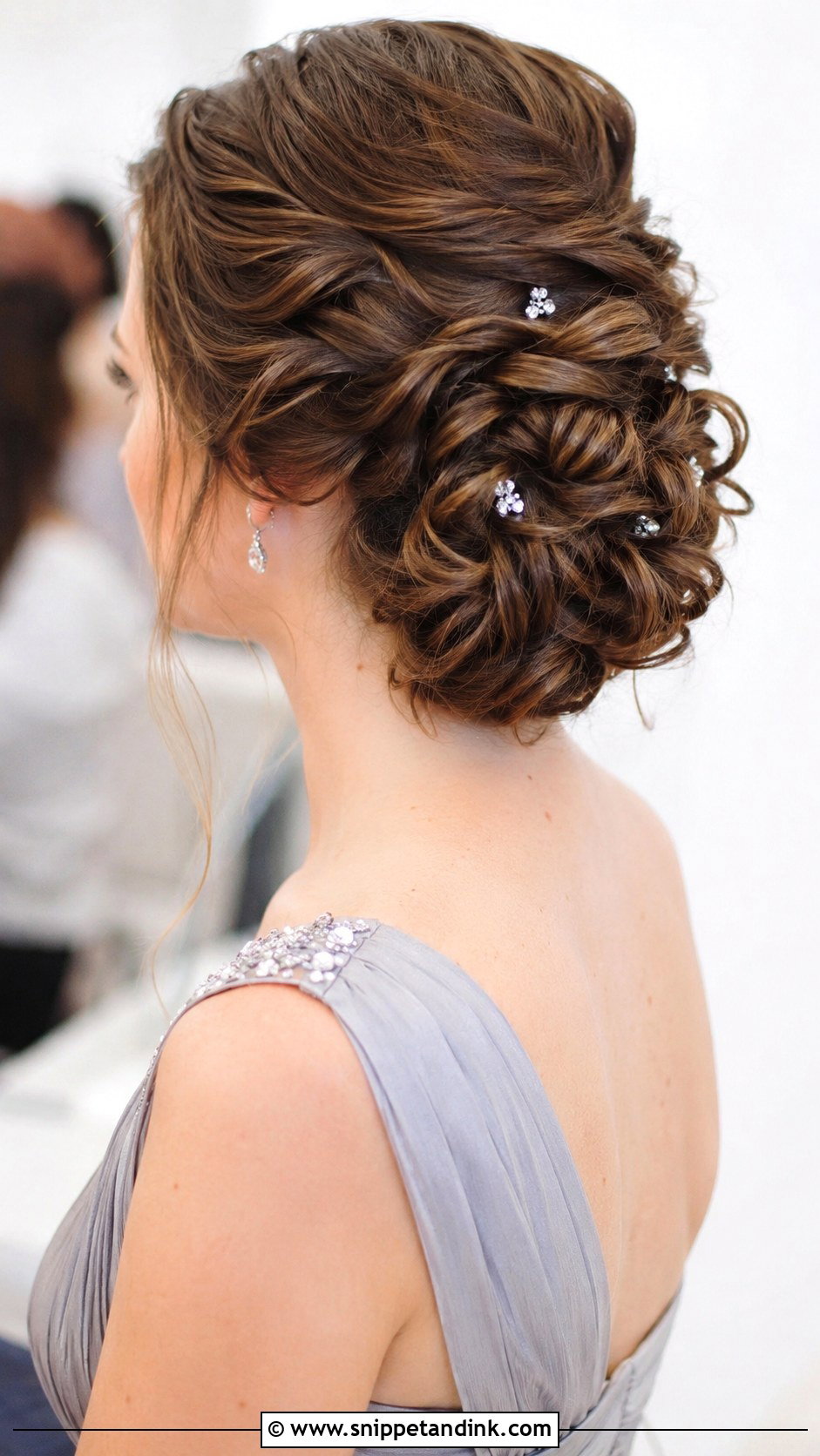 Twisted Updo for Wedding Guest - Snippet and Ink - 20 Hair Upstyles Wedding Guest Ideas
