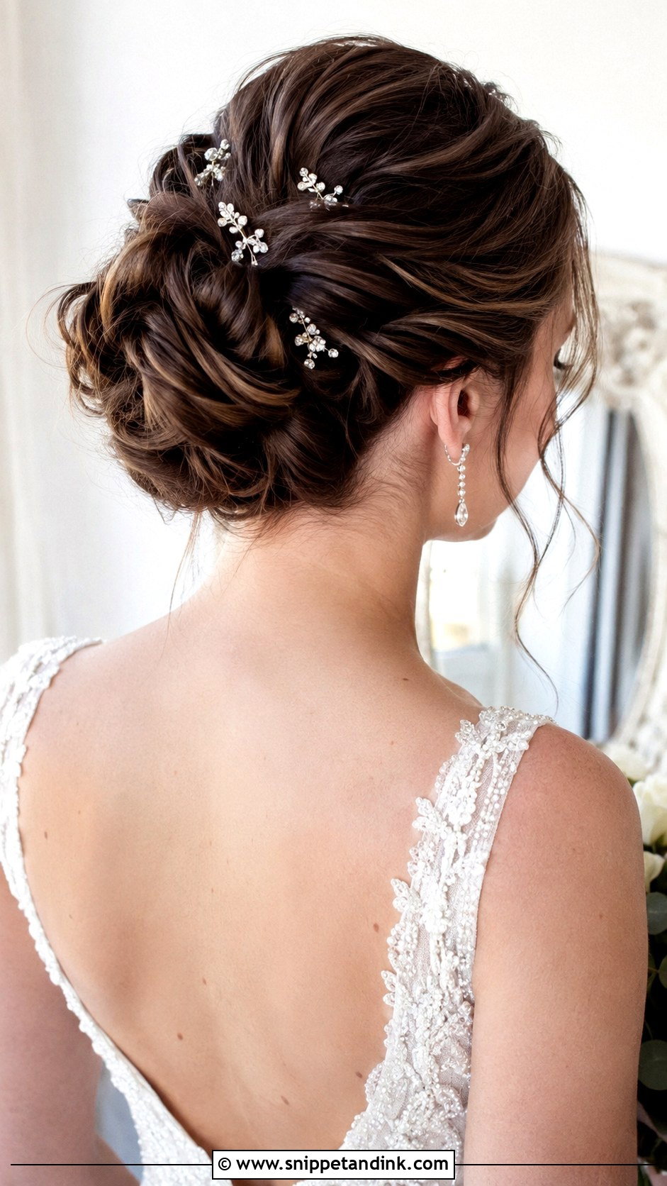 Twisted Updo for Weddings - Snippet and Ink - 25 Easy Bridal Hairstyles