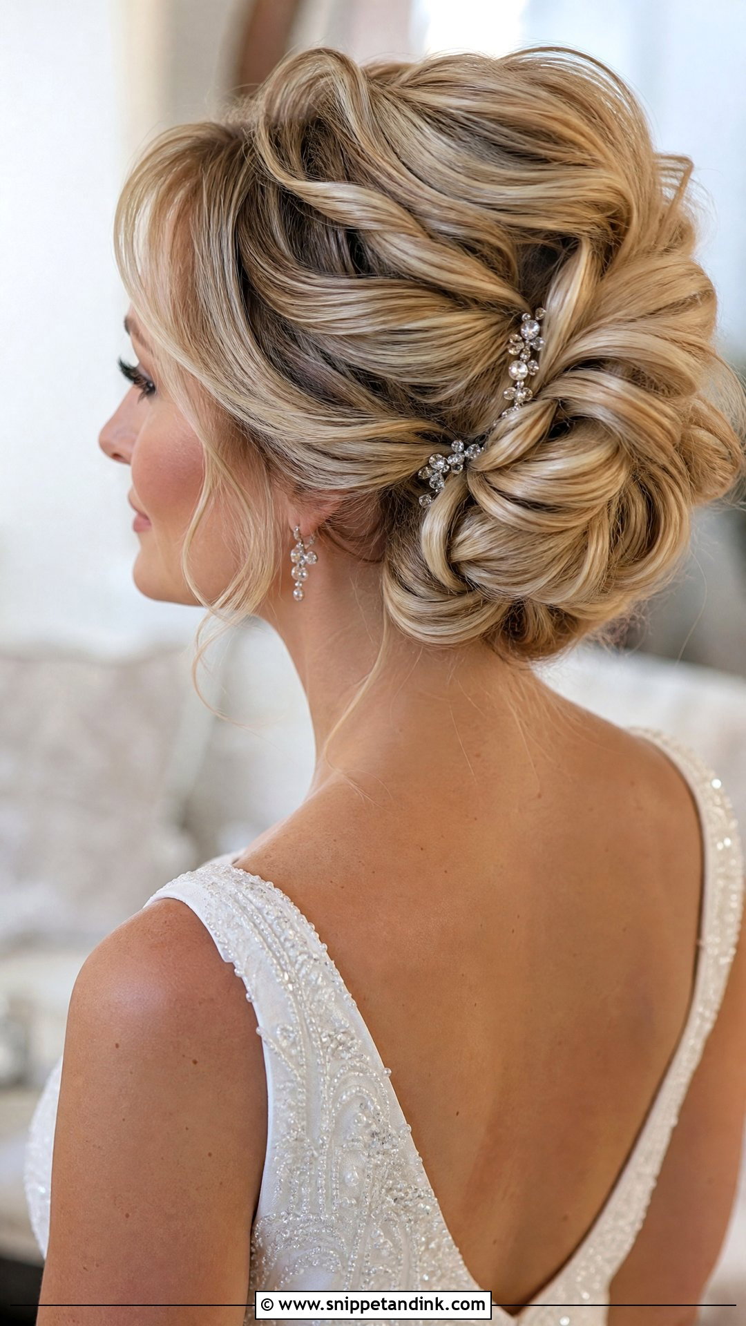 Twisted Updo for the Bride - Snippet and Ink - 20 Hairstyles for the Bride