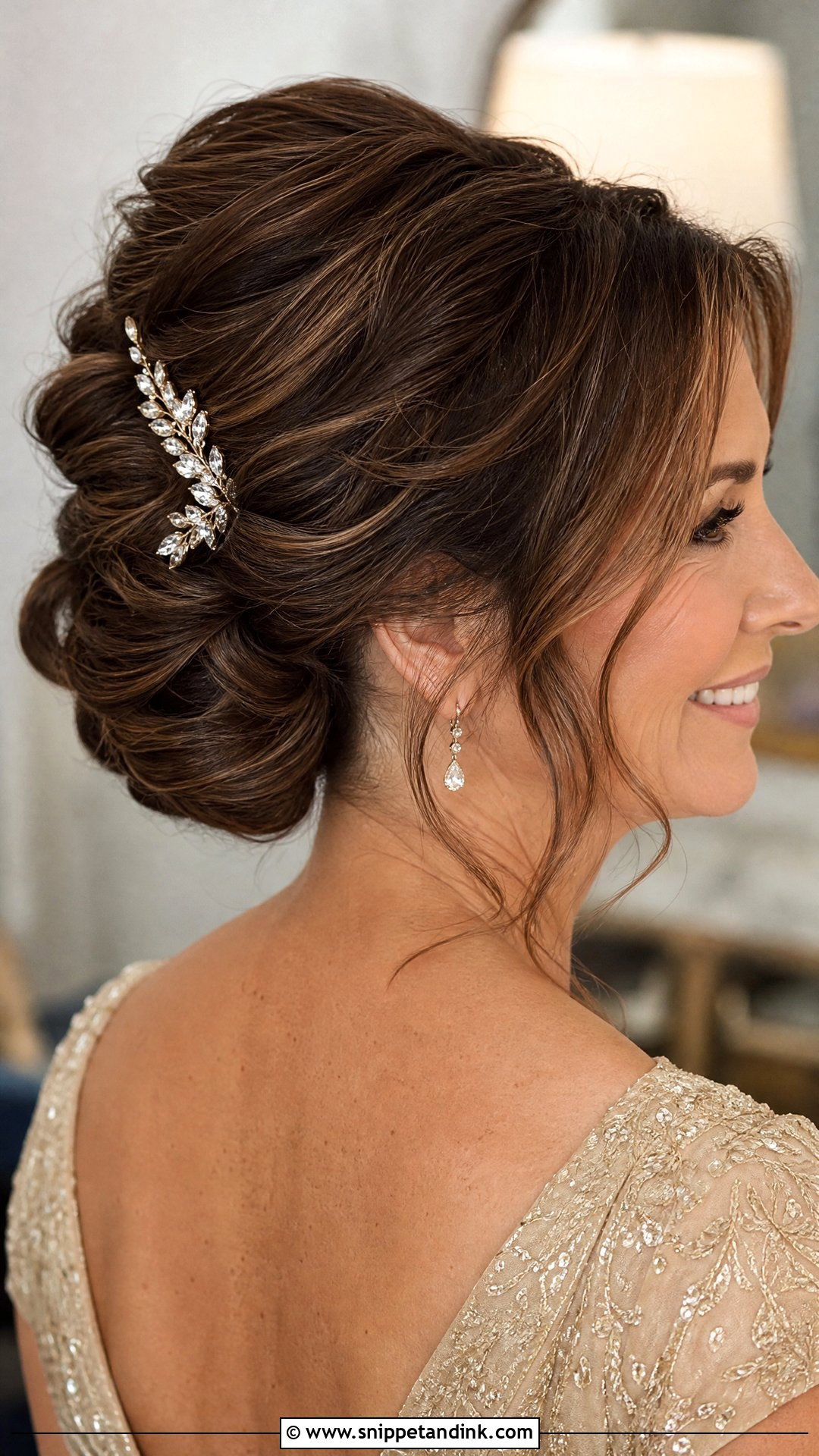 Twisted Updo with Volume - Snippet and Ink - 20 Mother Hairstyles for Wedding