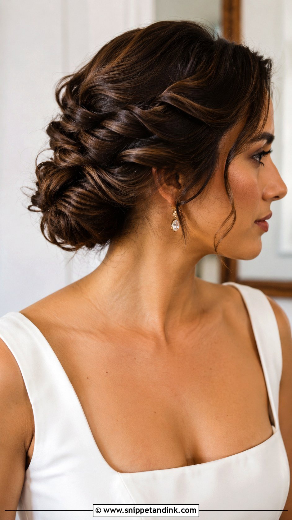 Twisted Wedding Updo - Snippet and Ink - 15 Updo Hairstyle Wedding Ideas