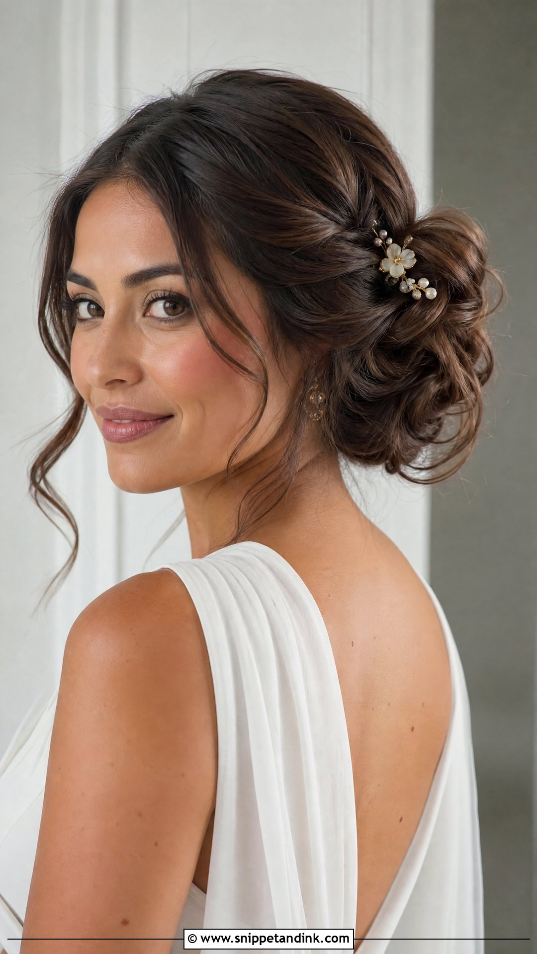 Twisted Wedding Updo - Snippet and Ink - 20 Wedding Hair Up Do for Bride Ideas