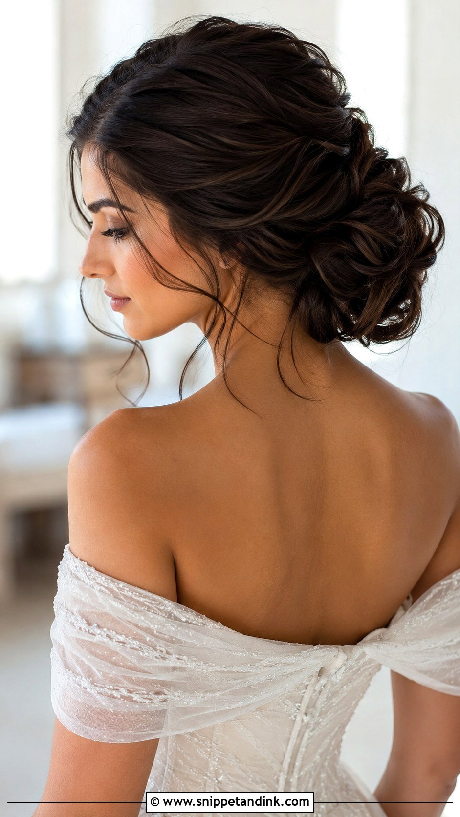Twisted Wedding Updo For Long Hair - Snippet and Ink - 15 Upstyles for Long Hair Wedding