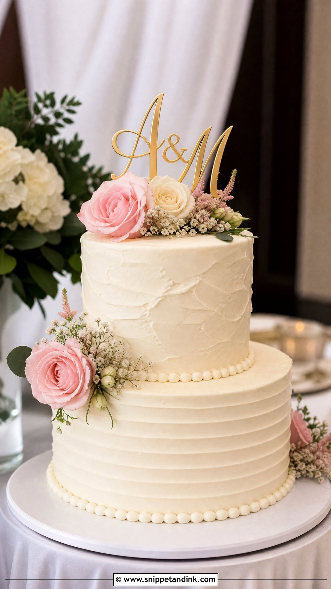 Two Tier Anniversary Cake - Snippet and Ink - 25 Unique Wedding Anniversary Cake Ideas
